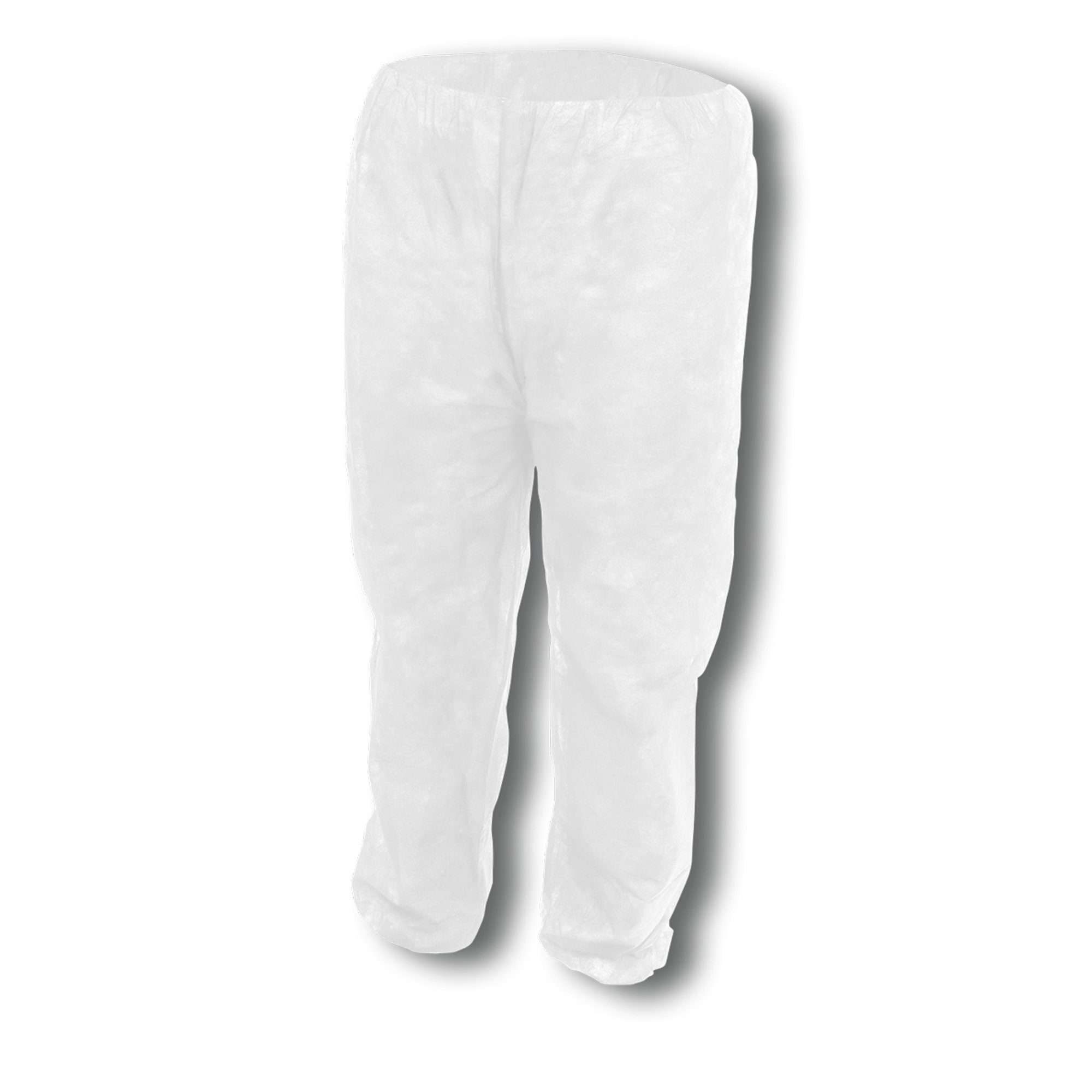 TronicXL Arbeitshose 100 x Grösse S Einweg Überzieh Hose Vlies Einweghose Schutzhose Einmal (100-tlg)