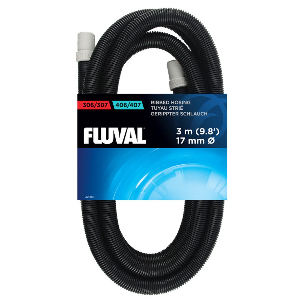 FLUVAL Aquariumfilter Ersatzschlauch schwarz/grau für 305/405, 306/406