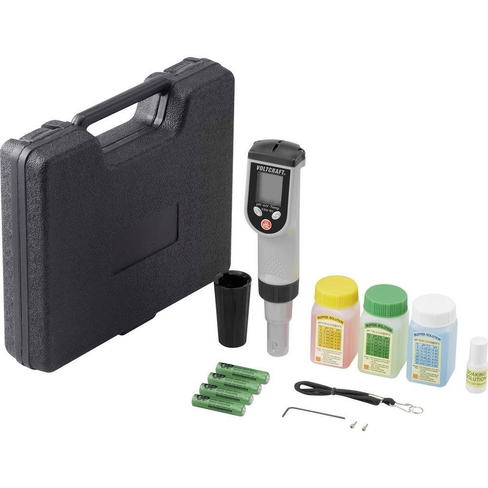 VOLTCRAFT Wasserzähler pH-Redox-Temperatur Messgerät VC-8816980