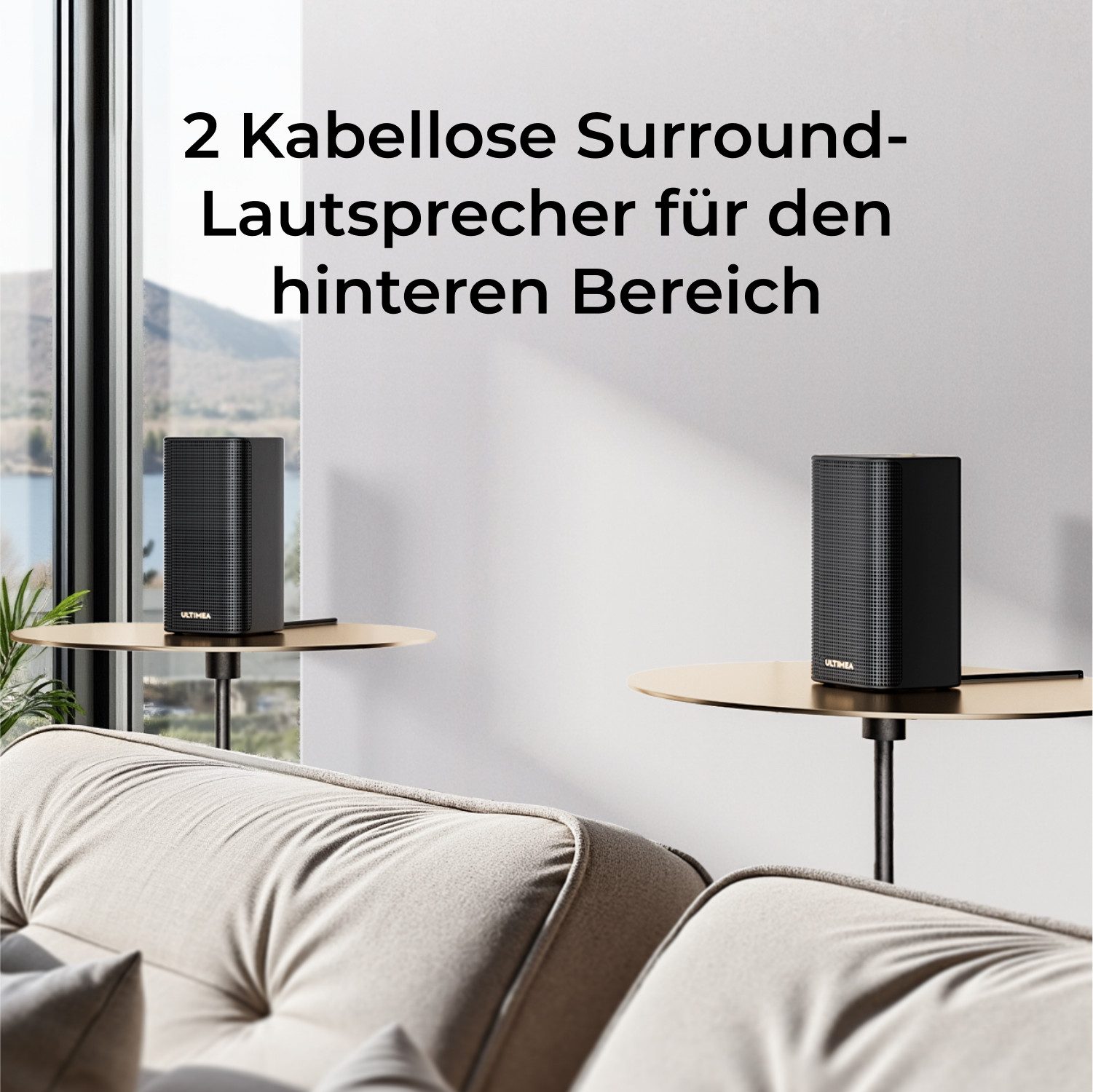 Ultimea Skywave 5.1.2ch Series Soundbar surround sound system (HDMI, 530 W, App-Steuerung, Dolby Atmos) – Bild 5 von 5