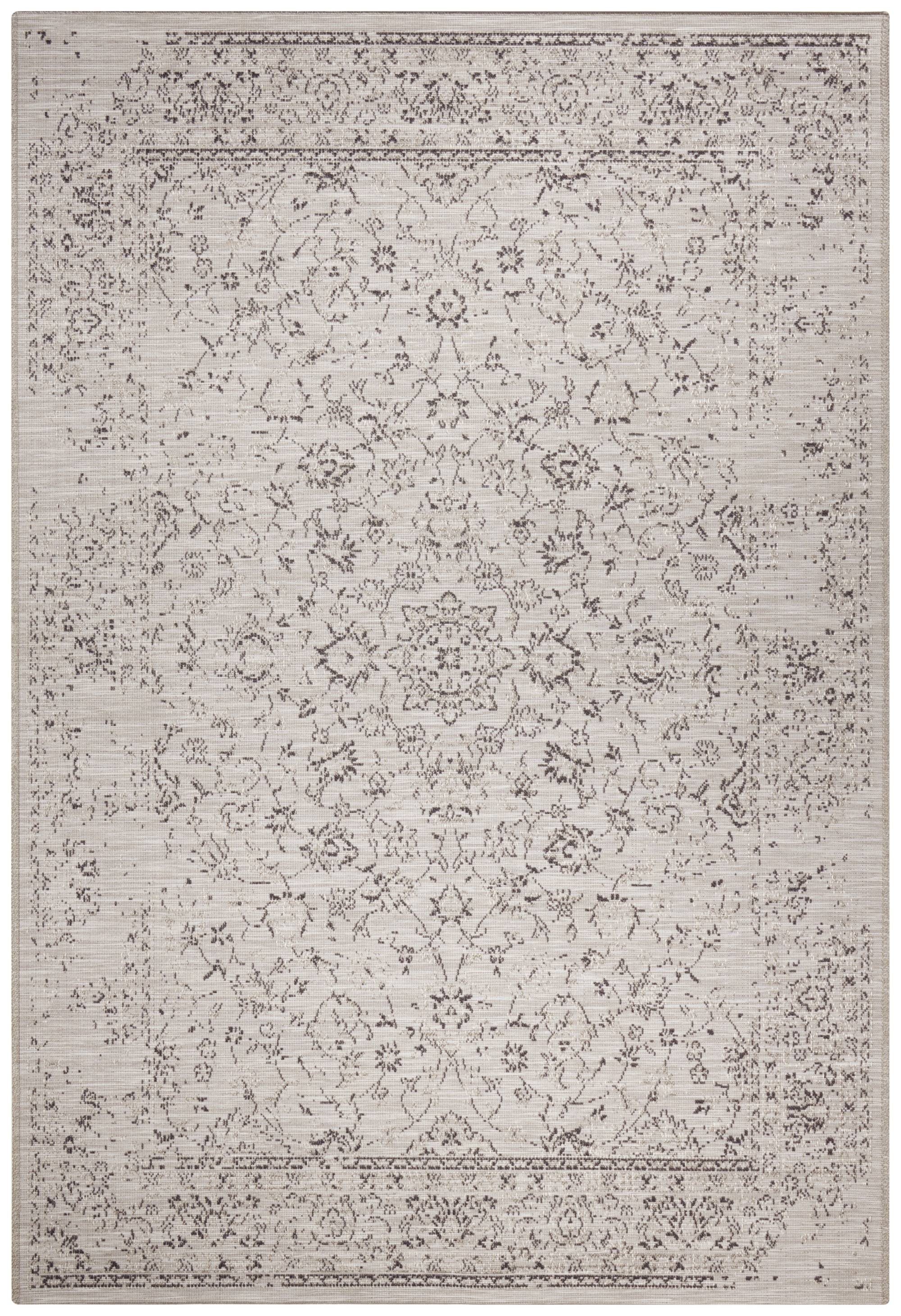 Outdoorteppich LOMMEL, GMD Living, rechteckig, Höhe: 3 mm, Flachgewebe-Teppich, 115 x 170 cm grey