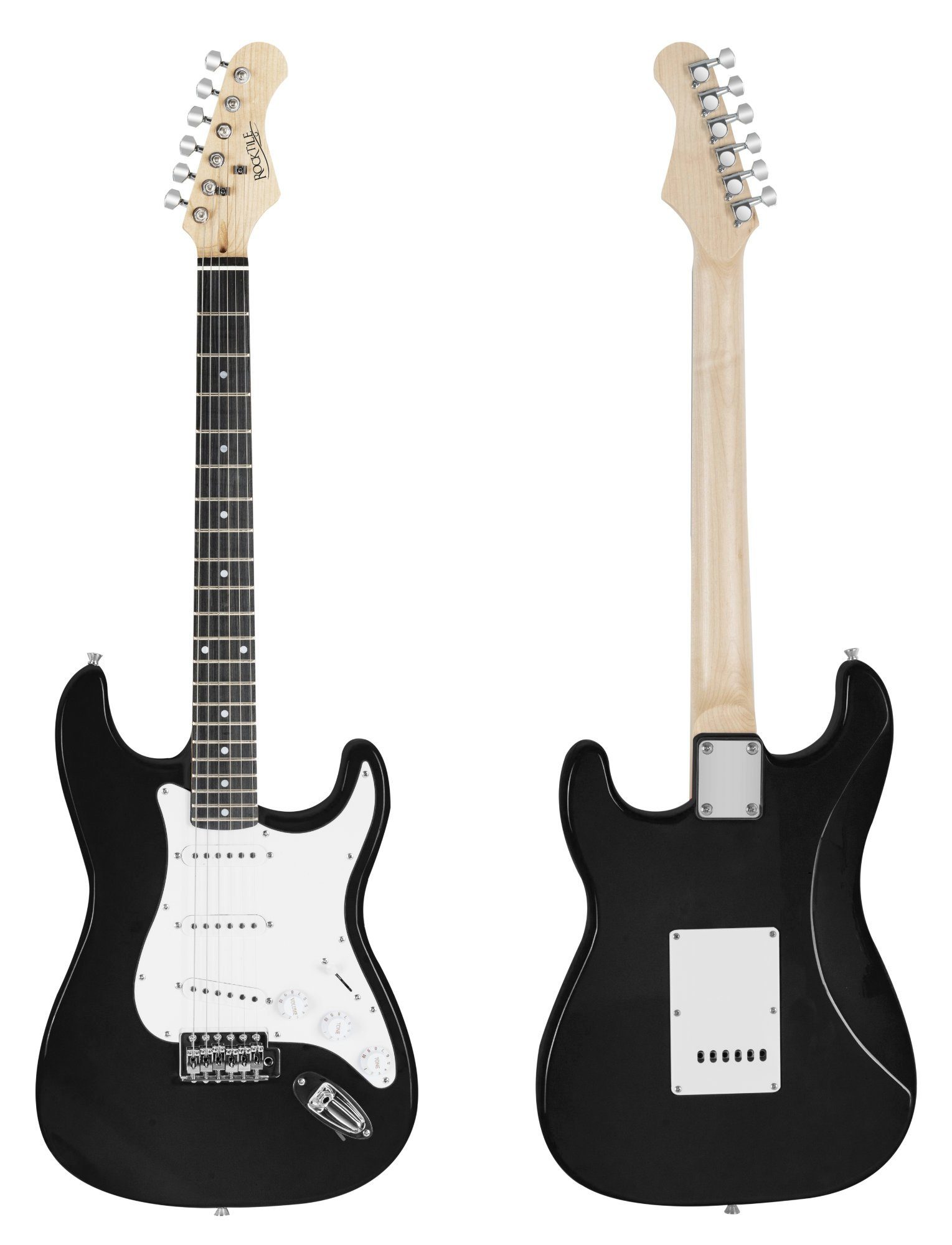 Rocktile E-Gitarre ST-Pack Komplettset E-Gitarre - Ideal für kommende Gitarren-Stars!, Komplettset, inkl. 10 Watt (RMS) Verstärker und Stimmgerät