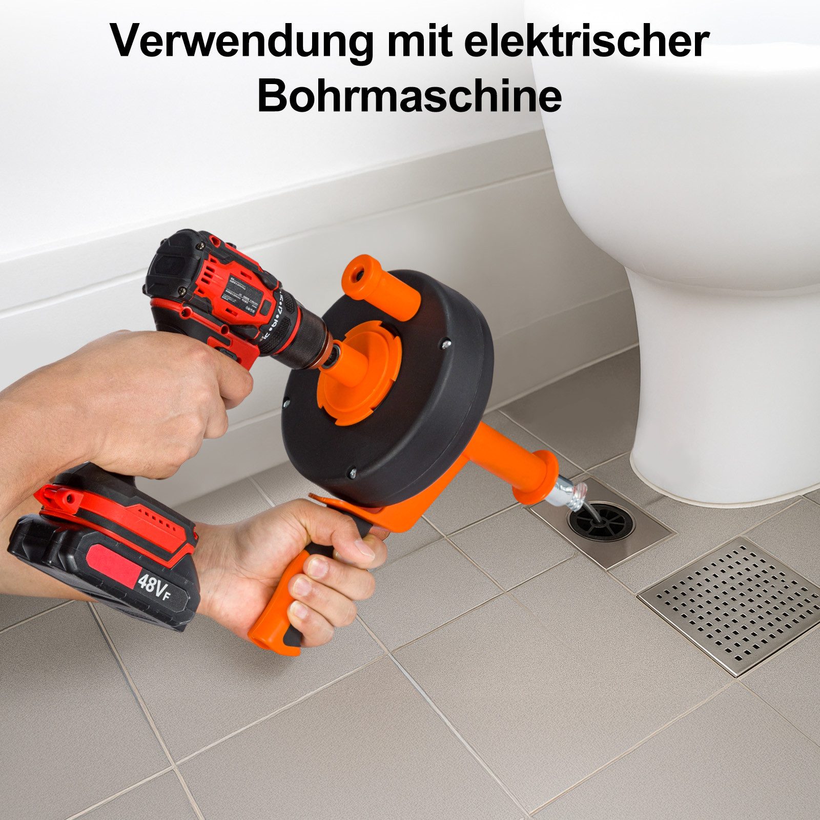 Youyijia Sanitär-Installationsset Rohrreinigungsspirale Abflussspirale mit günstig online kaufen