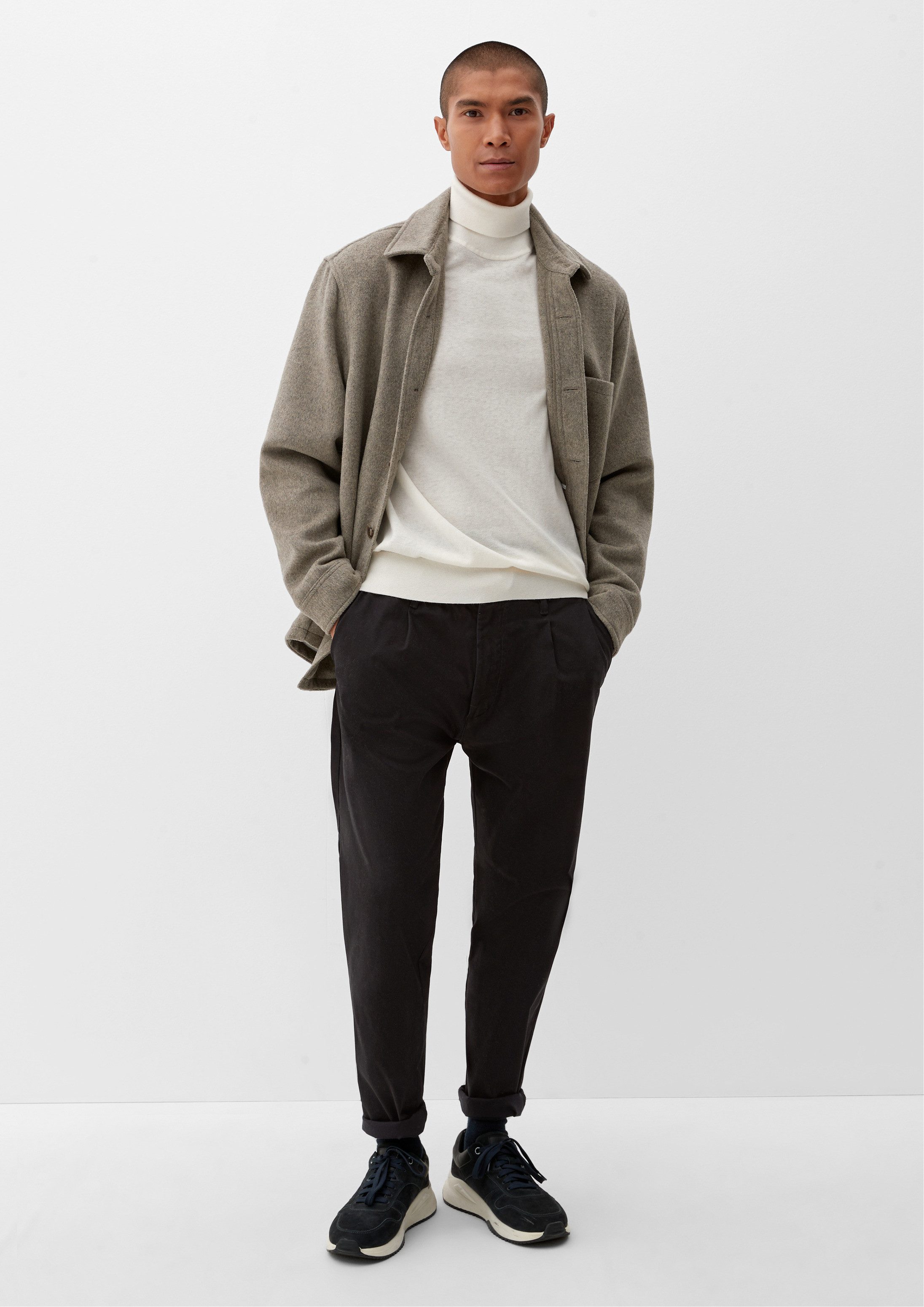 s.Oliver Jogginghose Hose DETROIT Relaxed: Jogg Pants aus Baumwollstretch
