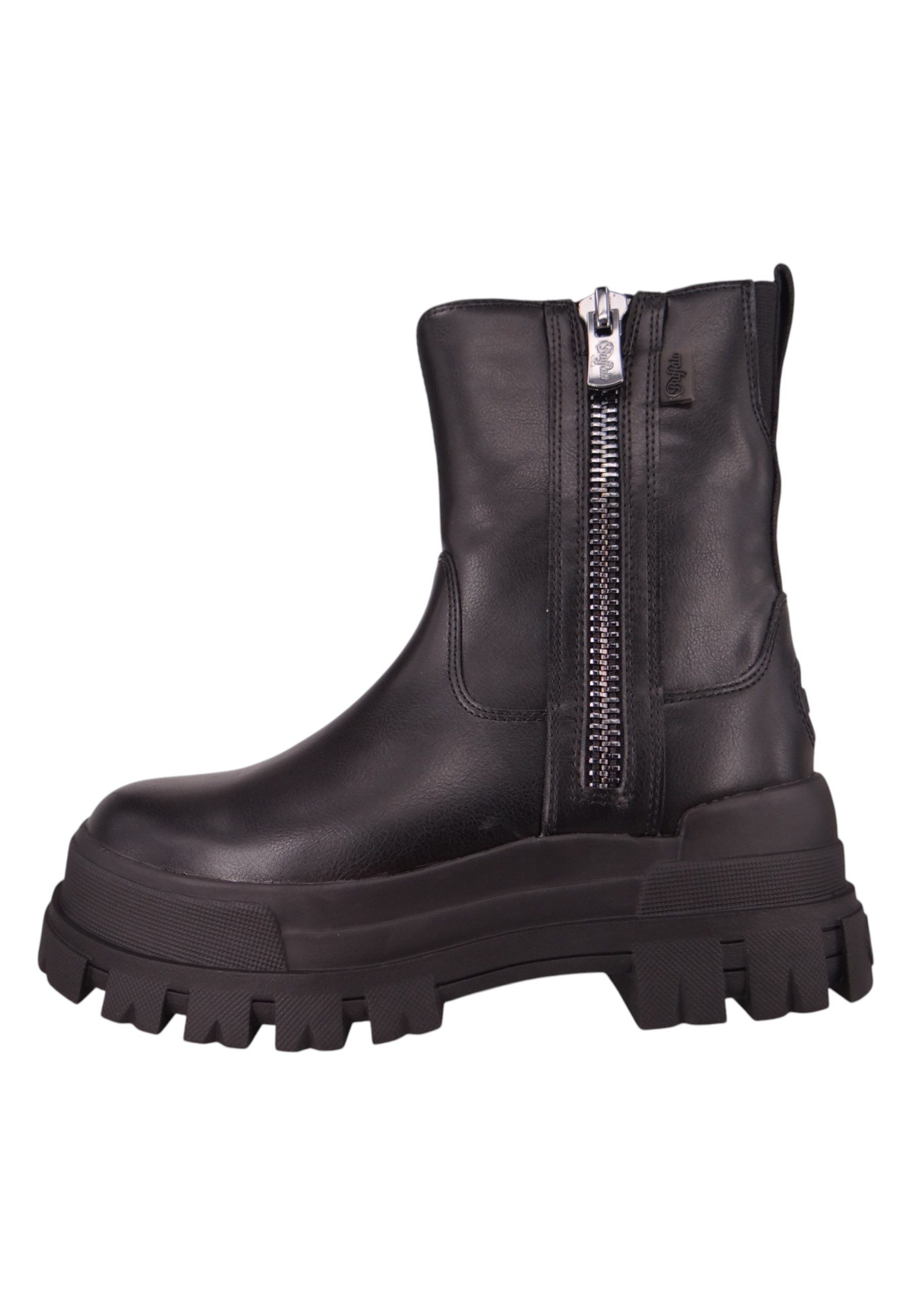 Buffalo 1270125 Aspha Bootie Zip Black Stiefelette