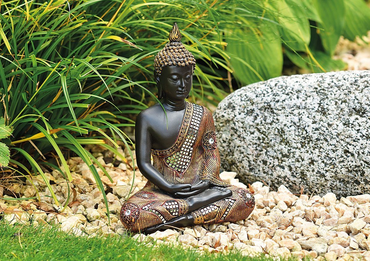 NO NAME Buddhafigur Thai Dekofigur, Buddhafigur, 27 cm Skulptur, Statue, H