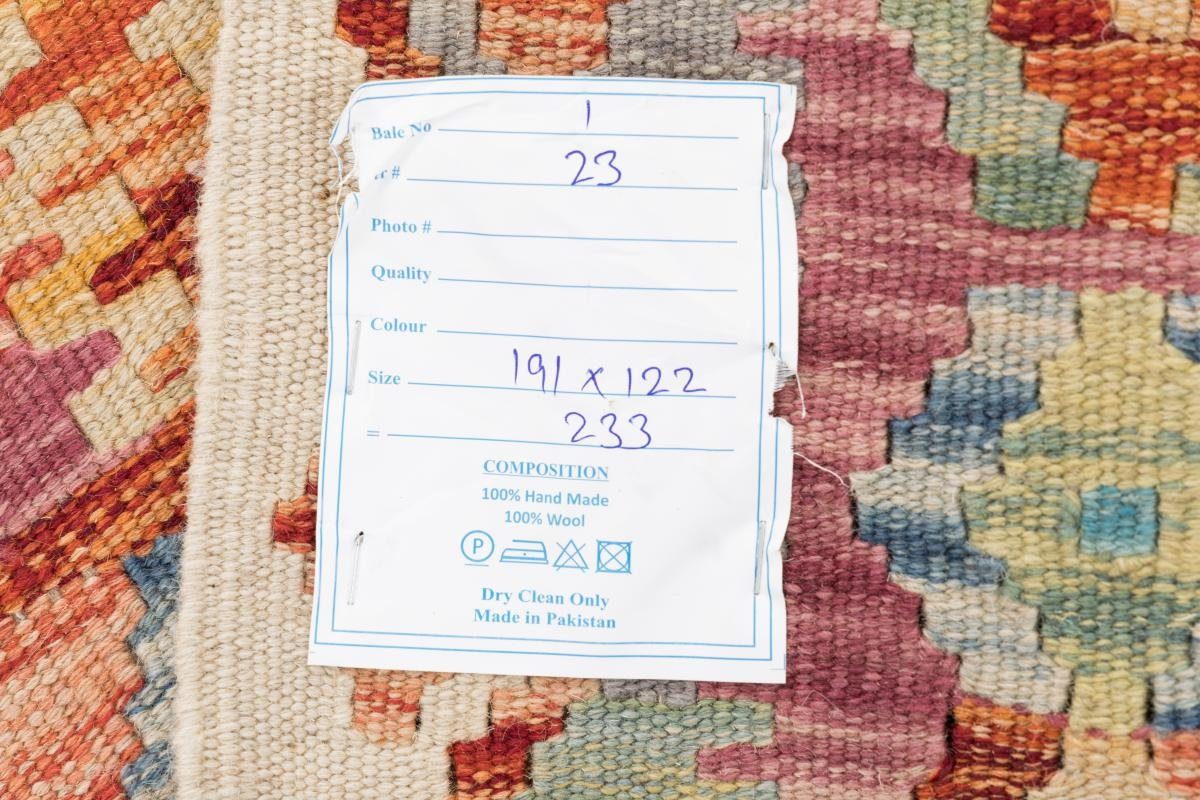 Kelim Höhe: Orientteppich Afghan 122x191 Handgewebter 3 rechteckig, Nain Trading, Orientteppich, mm