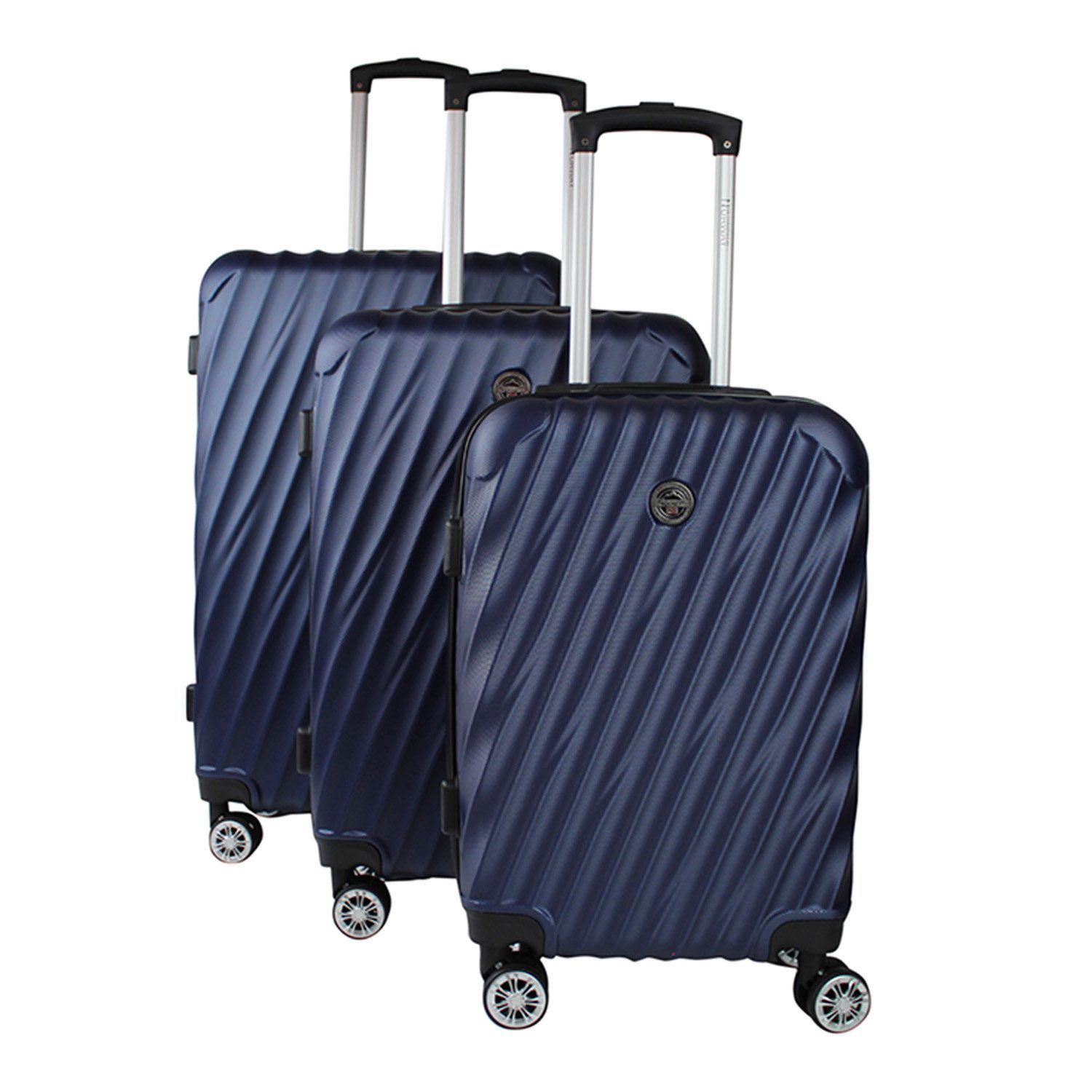 Geographical Norway Trolley, Hartschalenkoffer ABS Trolley Koffer Kofferset Reisekoffer M L XL SET