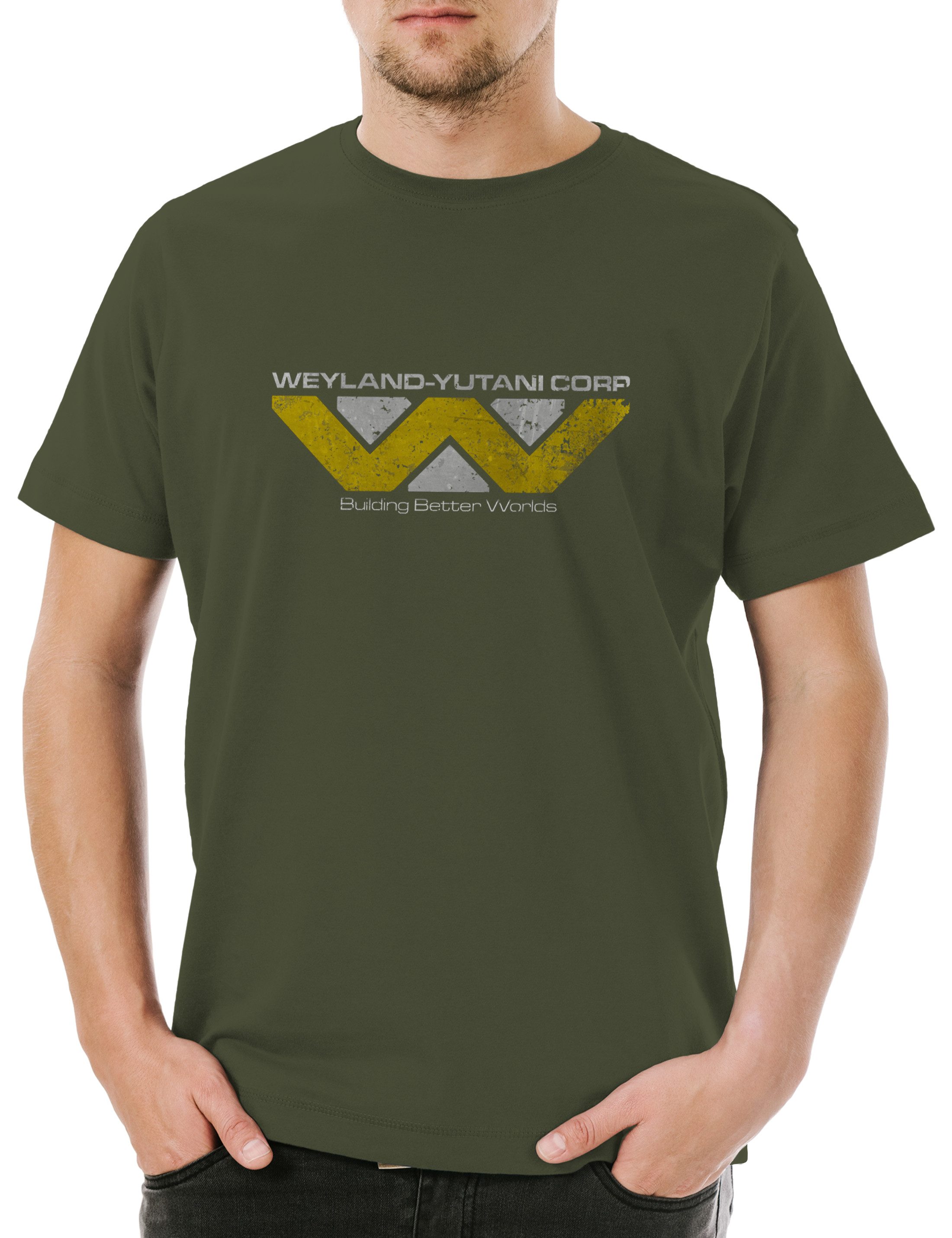Urban Backwoods Print-Shirt Weyland Yutani Corp Herren T-Shirt Prometheus U günstig online kaufen