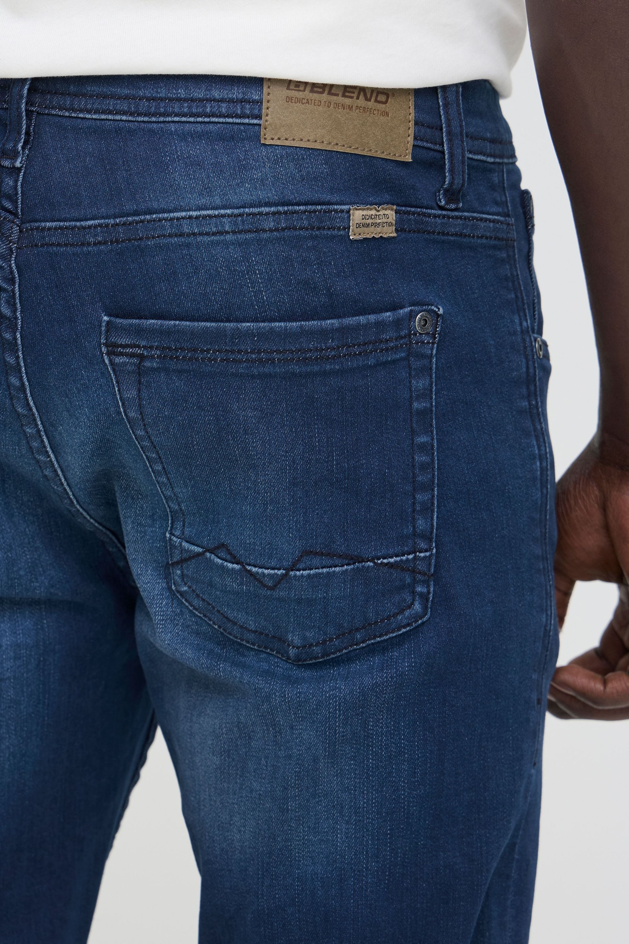 Blend 5-Pocket-Jeans BHJet Modische Slim-Fit-Jeans mit niedriger Bundhöhe und schmalem Bein