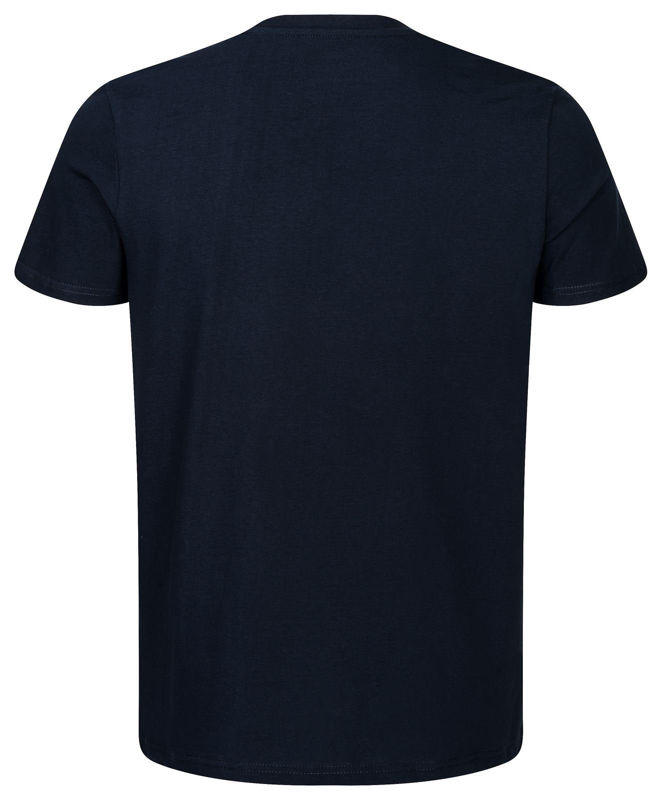 Gradnetz T-Shirt basic leather unisex & Biobaumwolle nachhaltig dunkelblau 100% fair