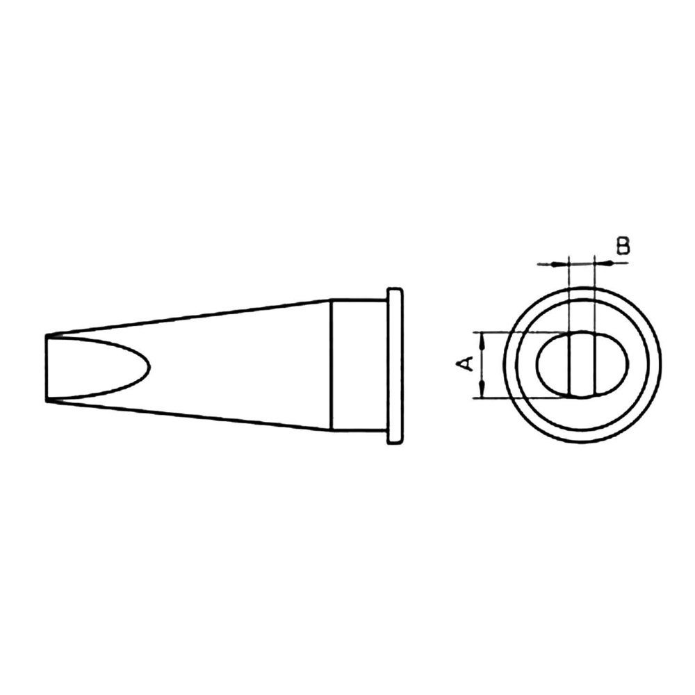 Lötfitting Weller LHT-C Lötspitze Meißelform, gerade Spitzen-Größe 3.2 mm Inhalt