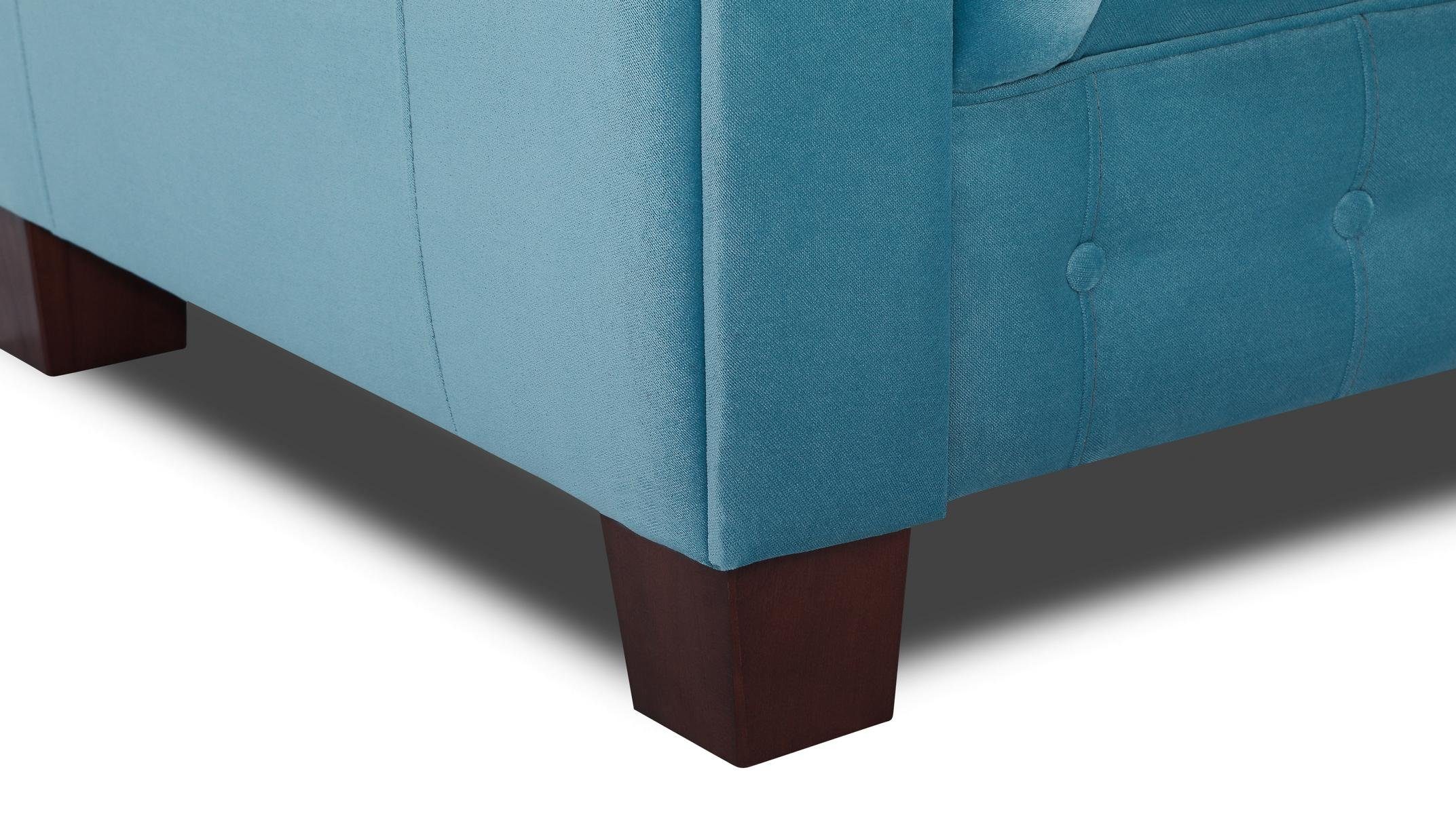 Garnituren Velvet Sofas Couch Sofa 3+1+1 Garnitur JVmoebel Wohnzimmer-Set, Sitz Polster Design