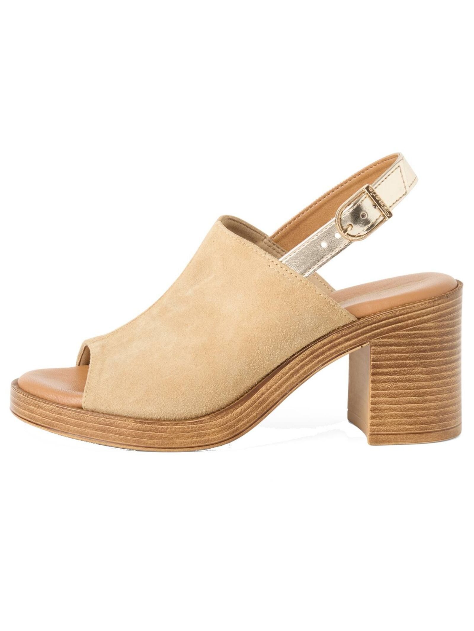 Tamaris Tamaris Sandalen Veloursleder/Synthetik High-Heel-Sandalette