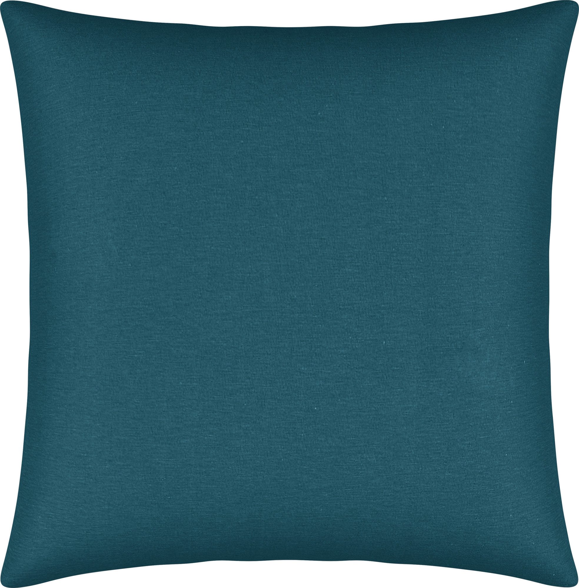 Erwin Müller Kissenbezug Bio Kuschelkissenbezug "München", Interlock Mako-Jersey Uni