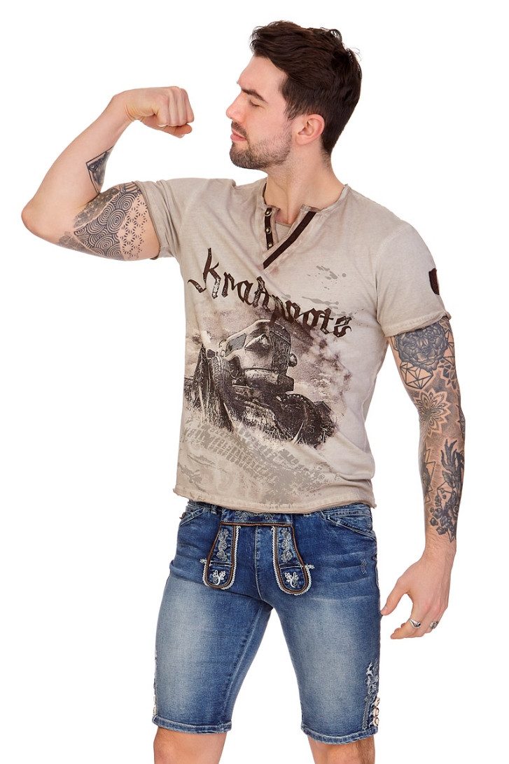 MarJo Trachtenjeans Trachtenjeans Herren - GUSTL - blau