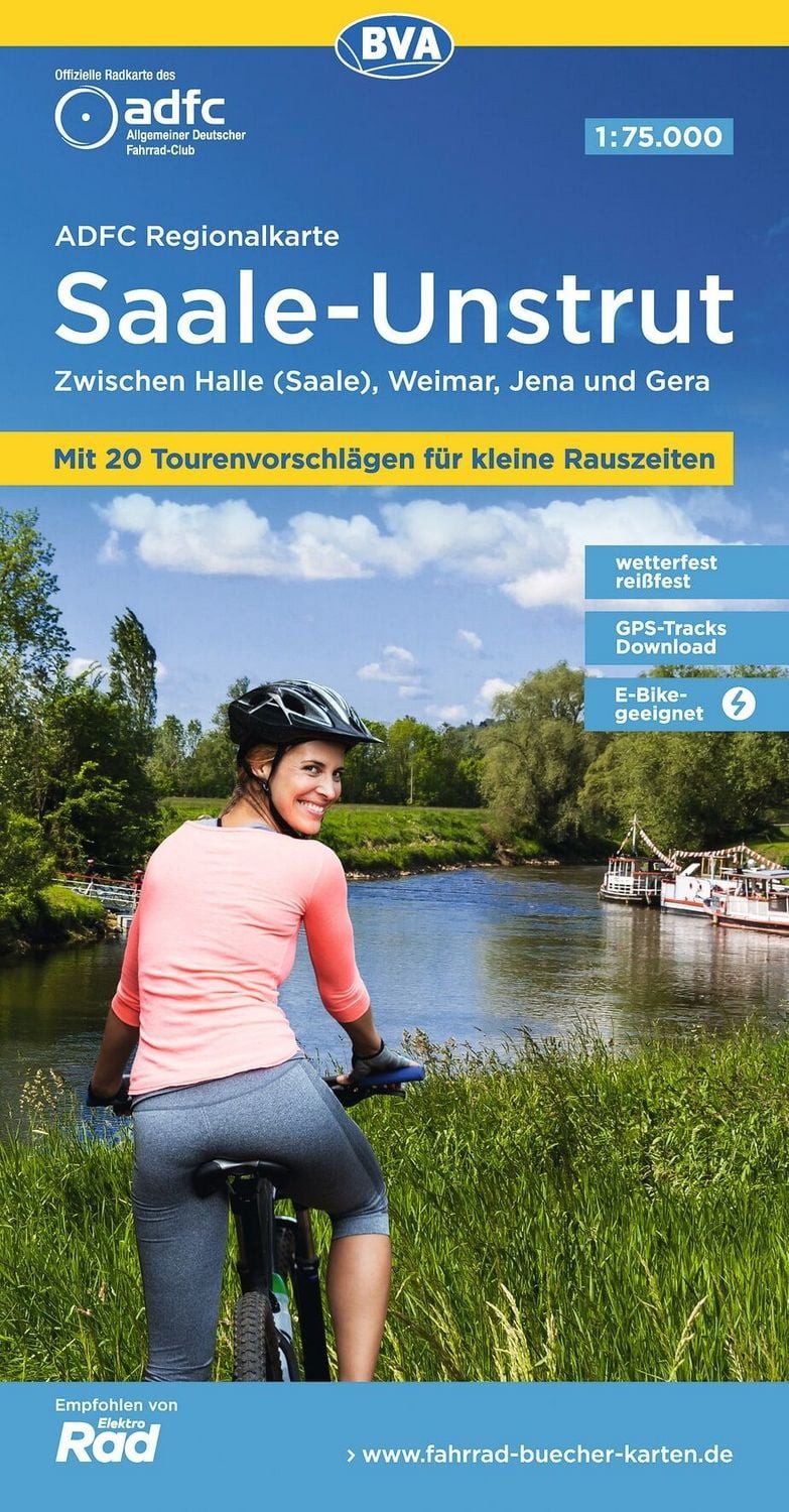BVA ADFC Regionalkarte Saale-Unstrut 1:75.000 / diverse