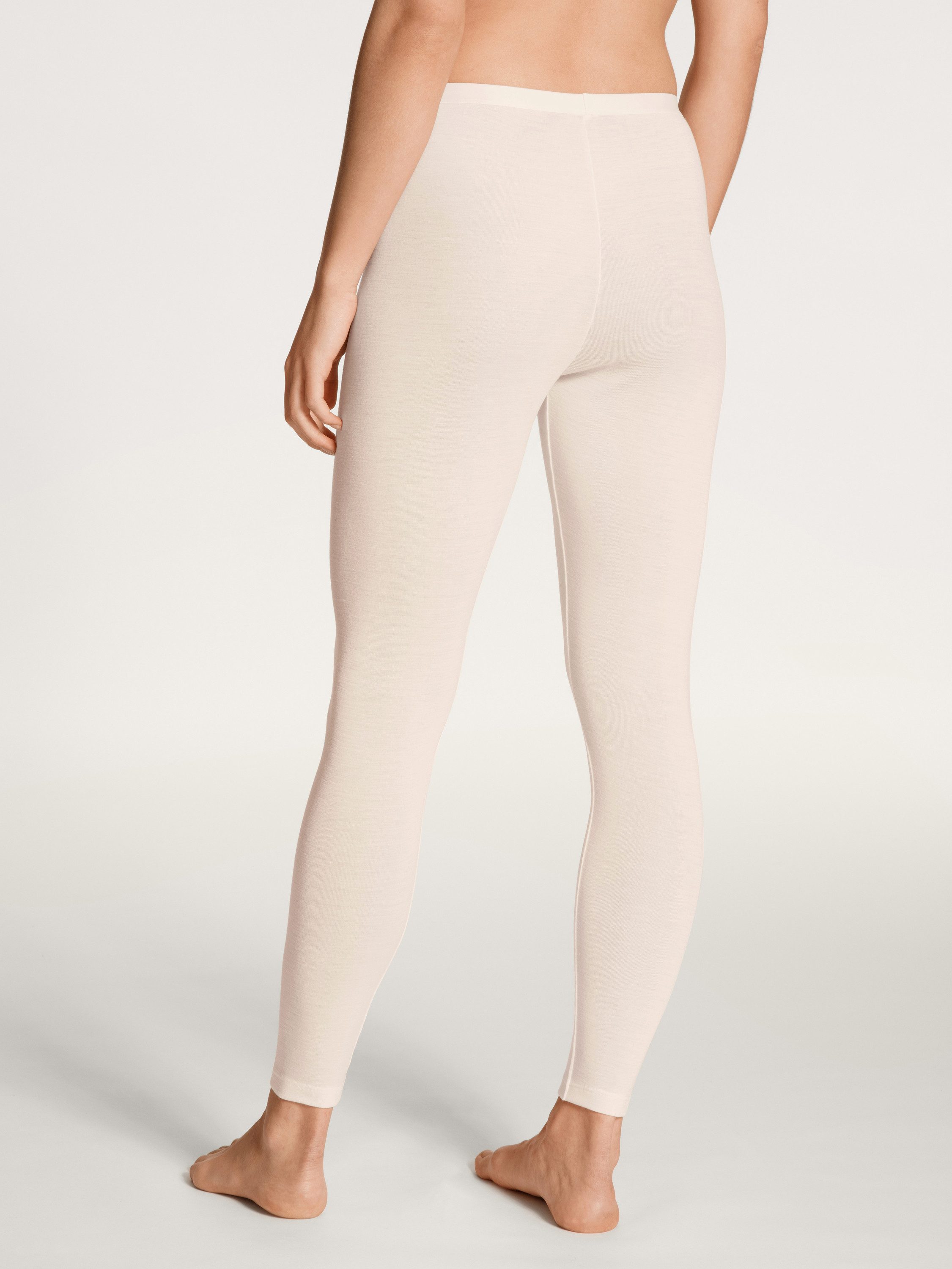 CALIDA Leggings True Confidence Damen (1-tlg) aus Wolle-Seide, Feinripp, thermoregulierend, geruchsneutralisierend