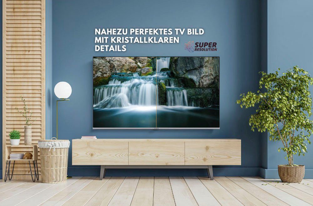 Hanseatic 43Q850UDS QLED-Fernseher Smart-TV) (108 Zoll, HD, 4K TV, Ultra cm/43 Android