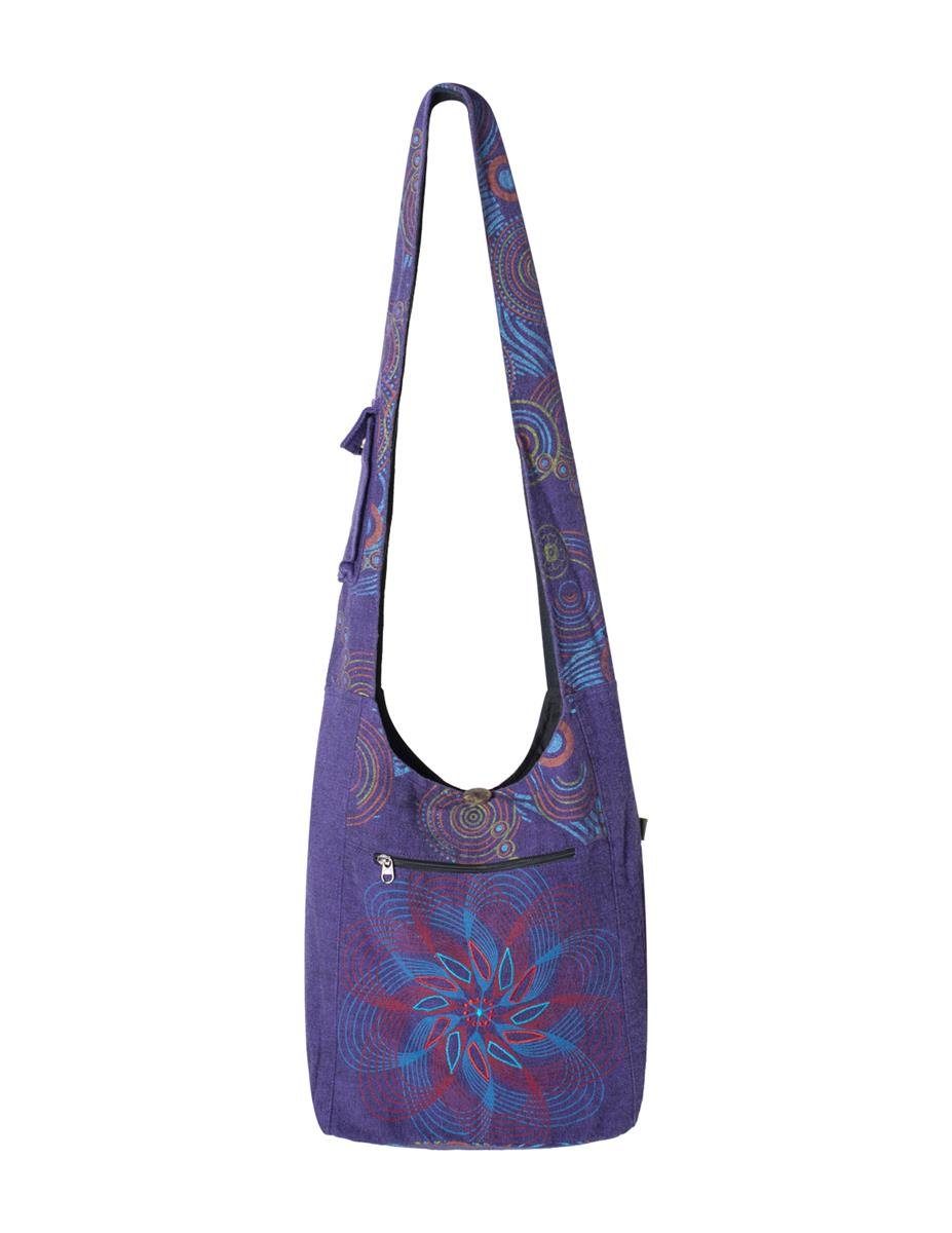 Vishes Shopper Umhängetasche Beuteltasche Yogi Baumwolle Mandala, Hippie, Ethno, Festival Tasche