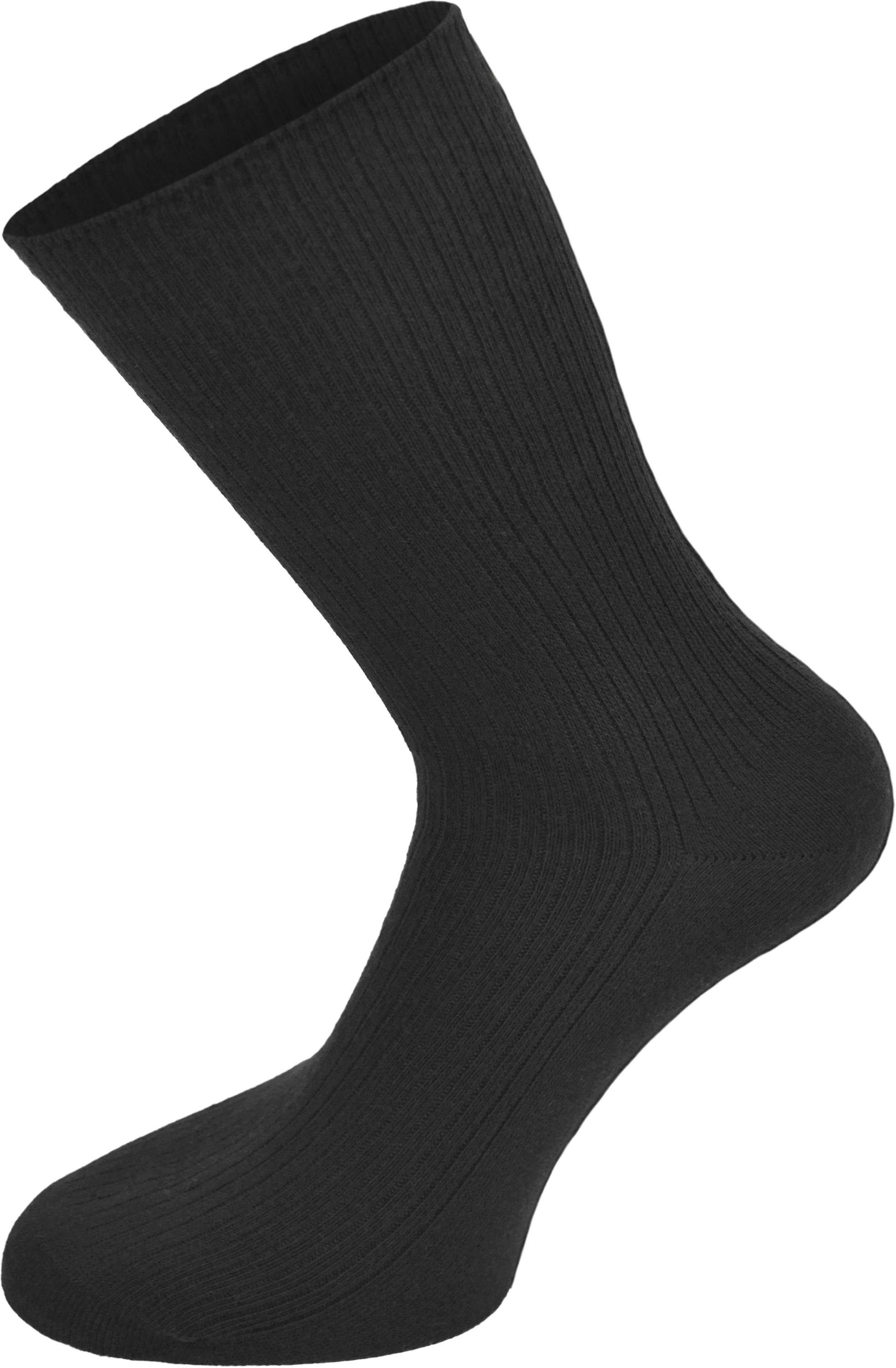 normani Diabetikersocken 10 Paar Berufssocken Ripp (10 Paar) Hygienisch Geruchshemmend Atmungsaktiv ohne einschneidendes Bündchen – Bild 2 von 5