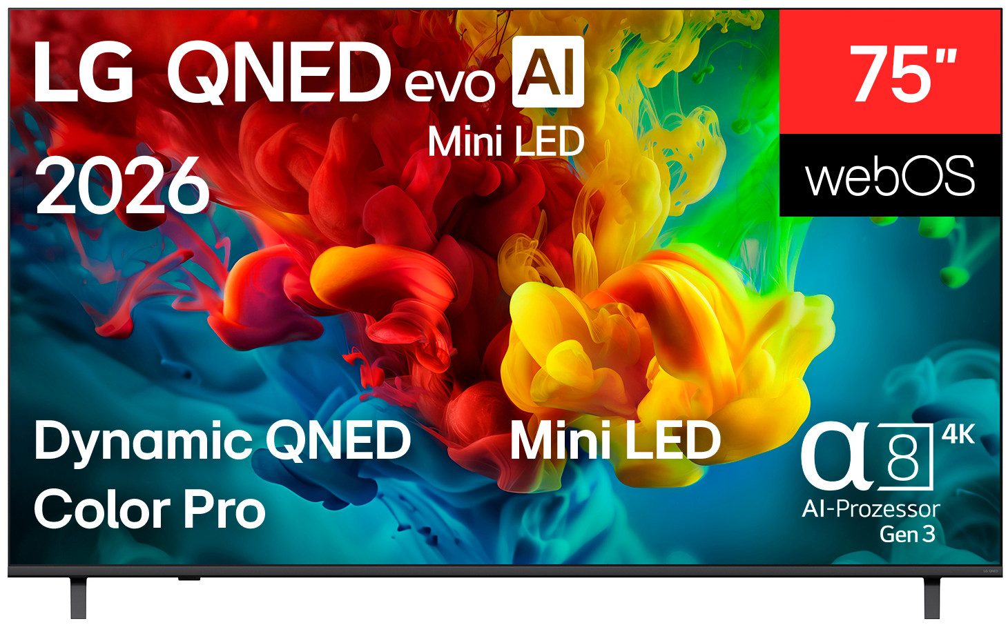 LG 75QNED82B6A QNED-Fernseher (189 cm/75 Zoll, 4K Ultra HD, Smart-TV)