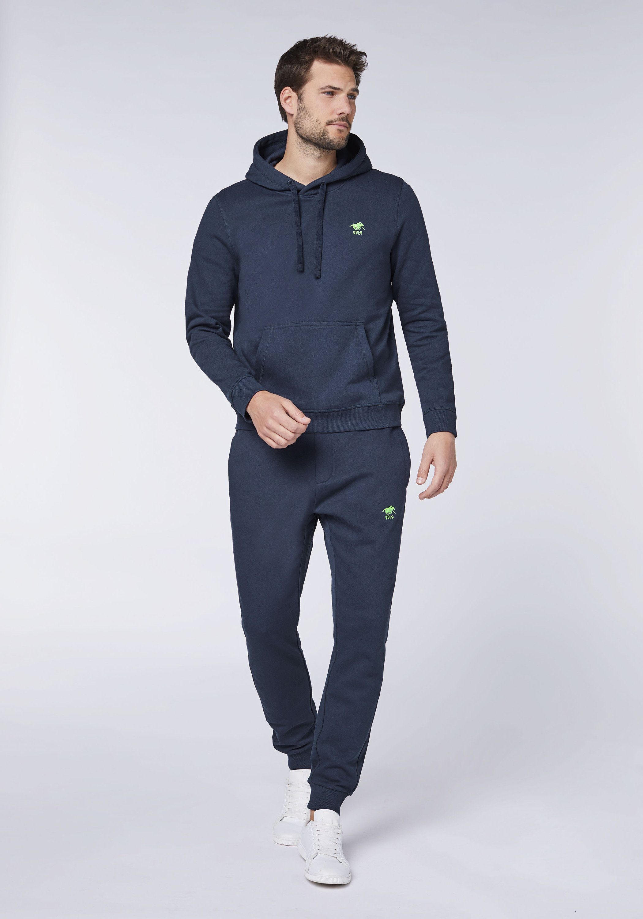 Polo Sylt Kapuzensweatshirt mit gesticktem Label-Symbol