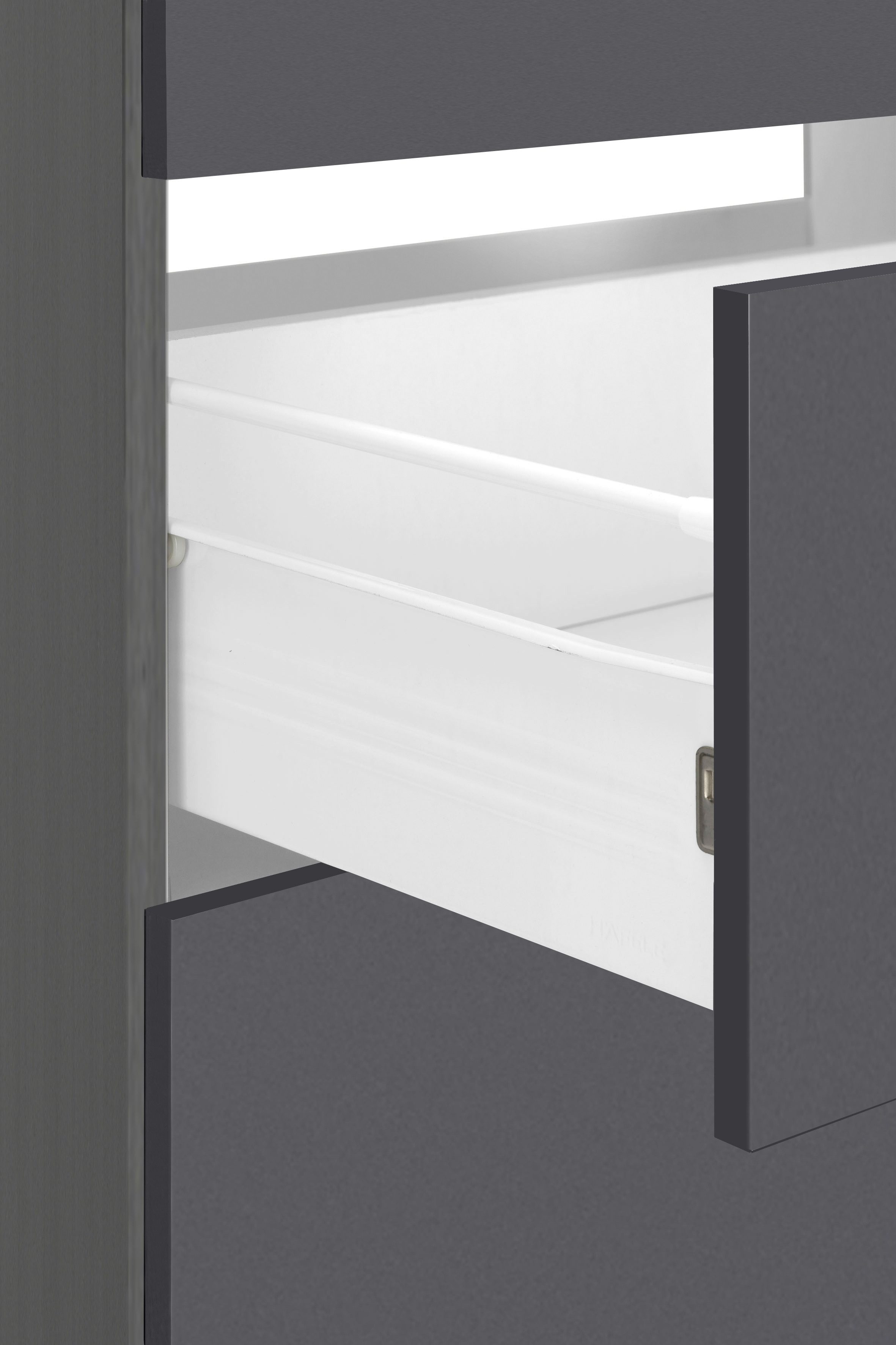 KOCHSTATION Küchenzeile KS-Milan, 390 cm breit, viel Stauraum, wahlweise mit E-Geräten