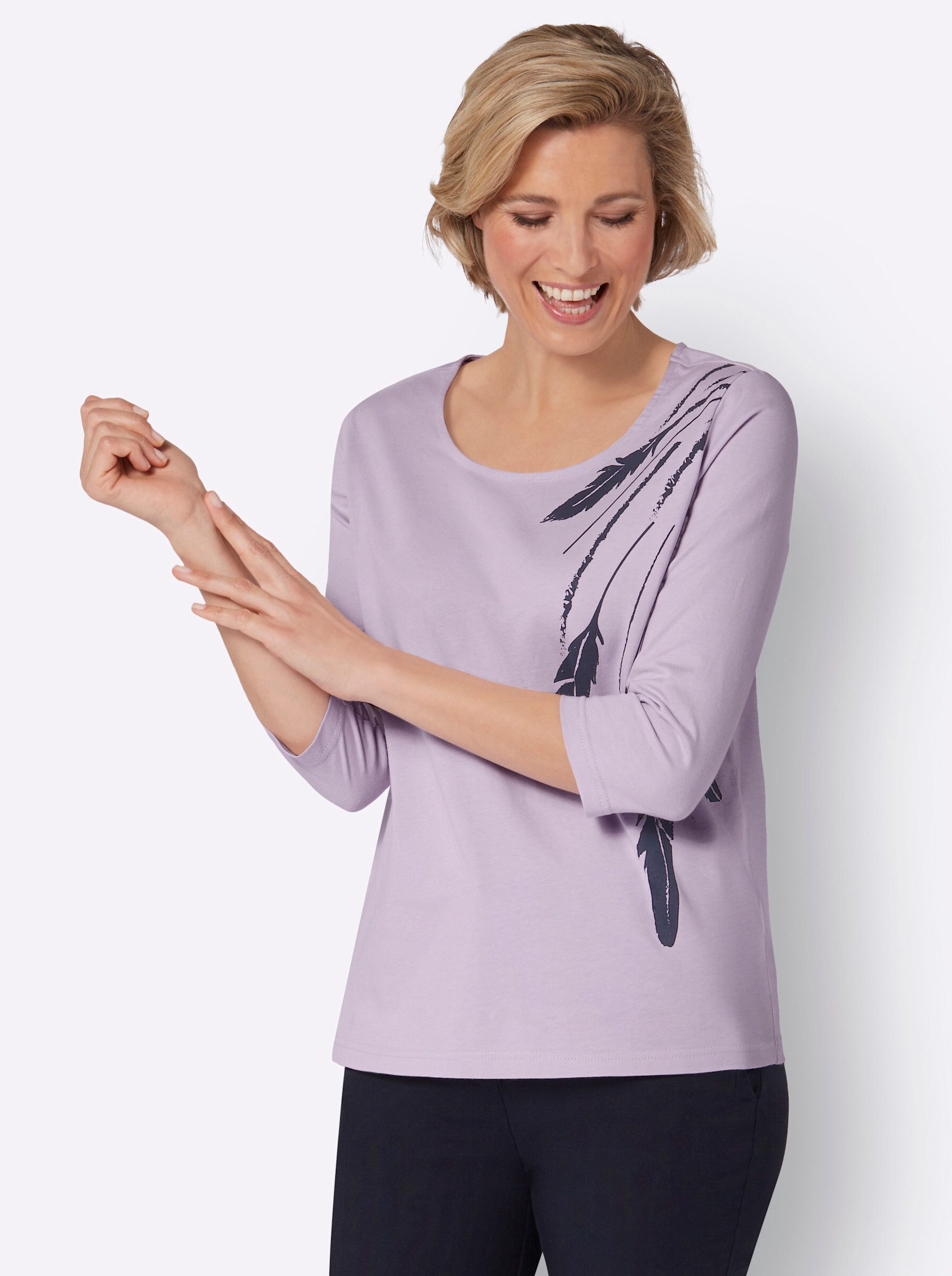 Sieh an! T-Shirt 3/4-Arm-Shirt günstig online kaufen