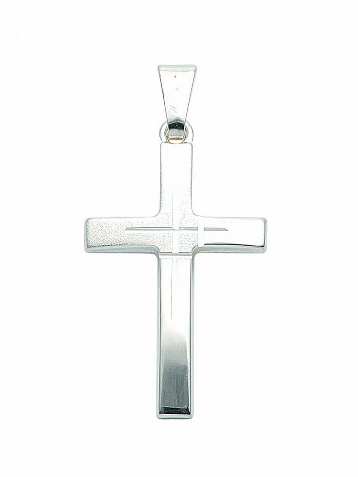 Adelia´s Kette Anhängers des Halskette, Schmuckset mit Anhänger Kreuz Maße Set - - Breite mm 14,2 Silber mm 925 21,5 Anhänger, mit - Höhe