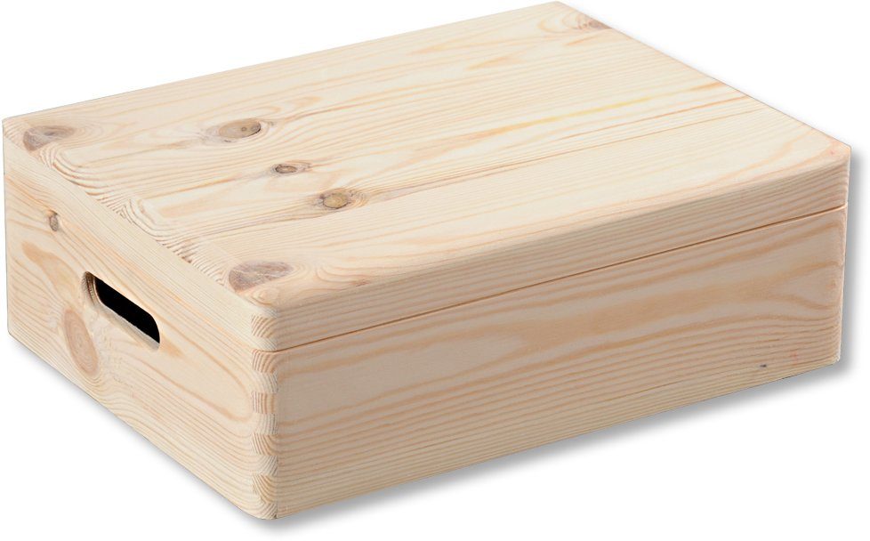 KESPER® Organizer Aufbewahrungskiste, Kiefer, FSC (1 St), mit Klapttdeckel