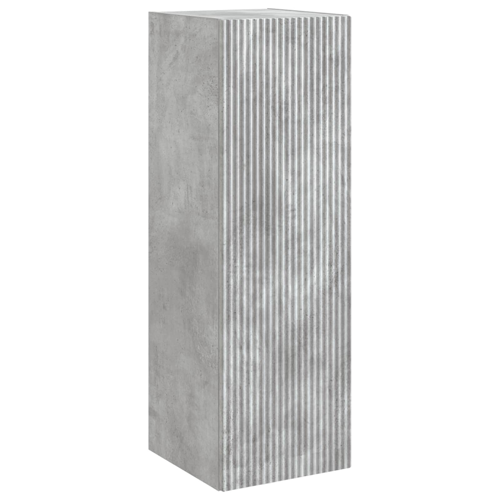 Badezimmerspiegelschrank Wandmontierter Badezimmerschrank Betongrau 33 x 34,5 x 100 cm