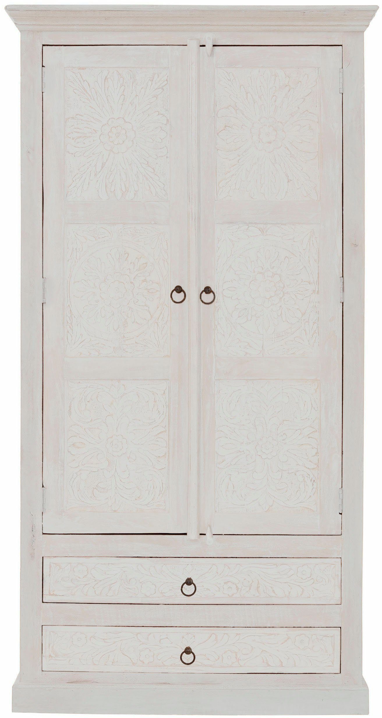 Home affaire Stauraumschrank "Malati", Breite 105 cm günstig online kaufen
