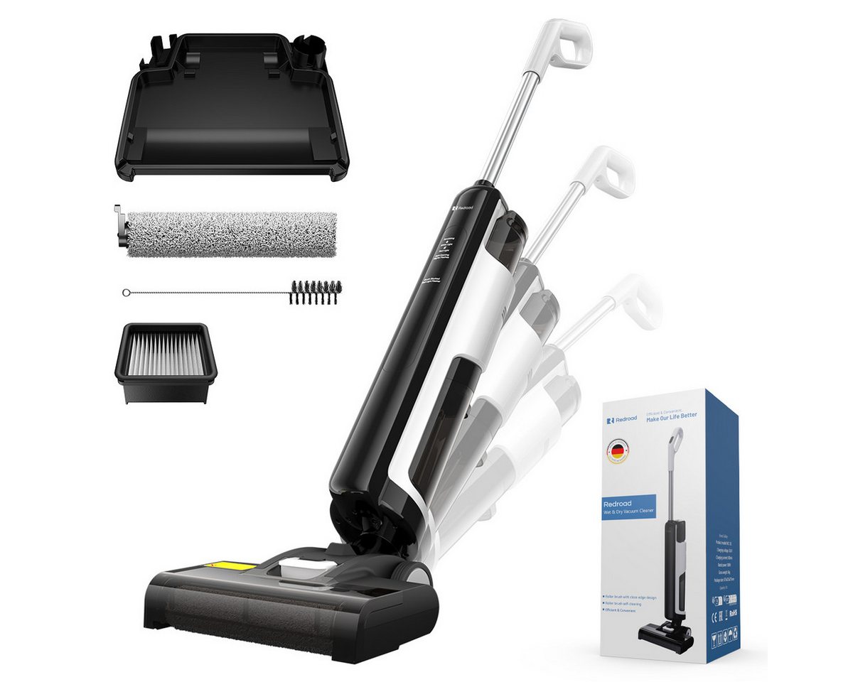 redroad Nass-Trocken-Akkusauger 2026 Nass Trockensauger 18000Pa nasssauger mit Elektrolyse Technologie, 250 W, Elektrolyse-Technologie – kraftvolle Reinigung ohne Chemikalien