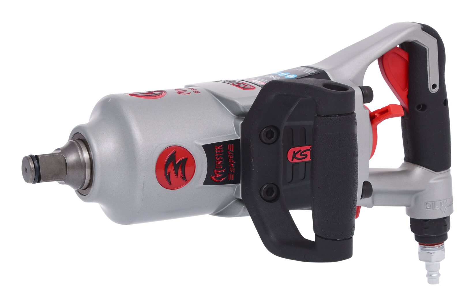 KS Tools Druckluft-Schlagschrauber, 6200 U/min, 3/4" superMONSTER Hochleistungs, 3405 Nm
