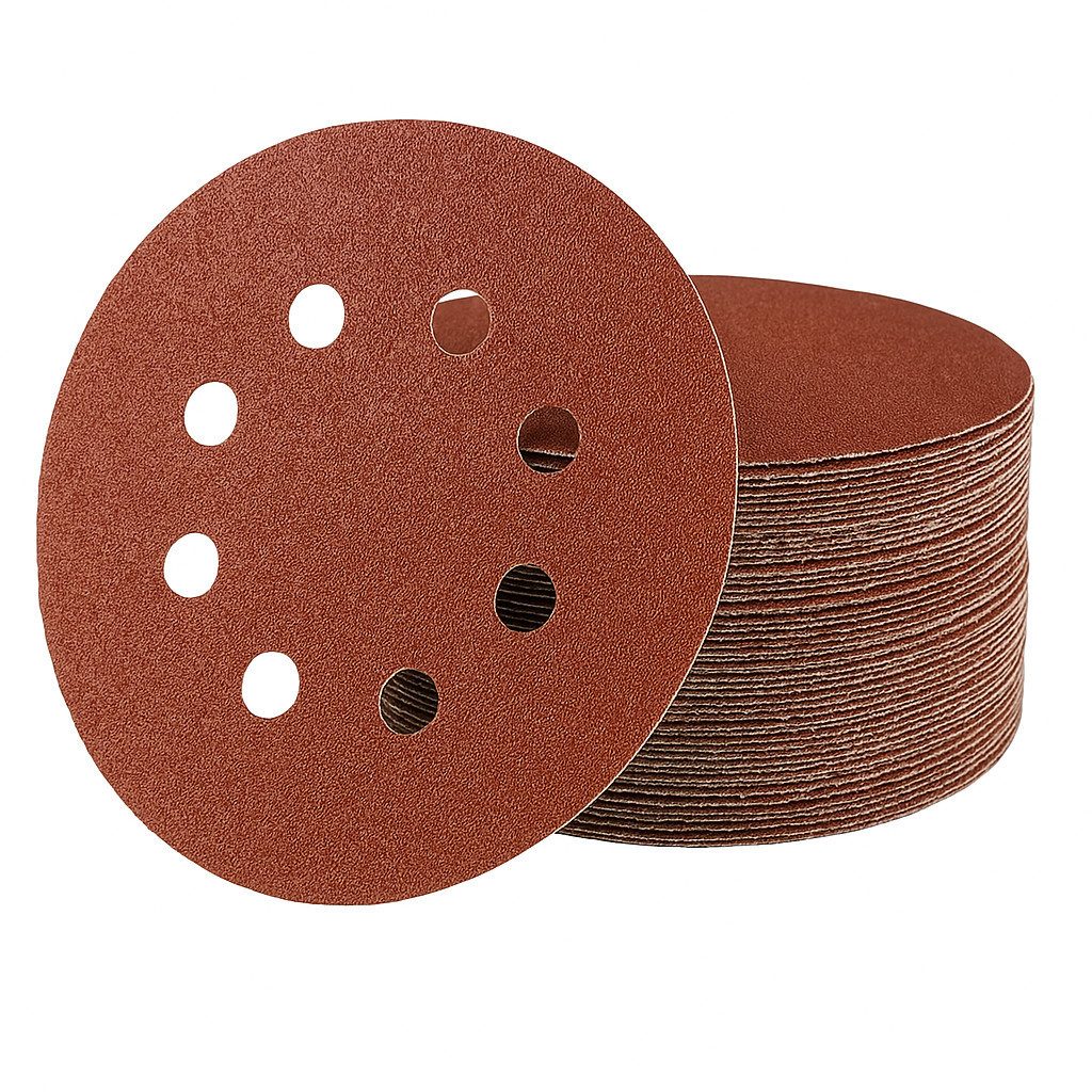 RACEL Schleifscheibe 40x Schleifscheiben 125 mm Exzenter Schleifpapier P40‑P240 8 Loch, (Packung, 40 Stück), Vielseitig, langlebig
