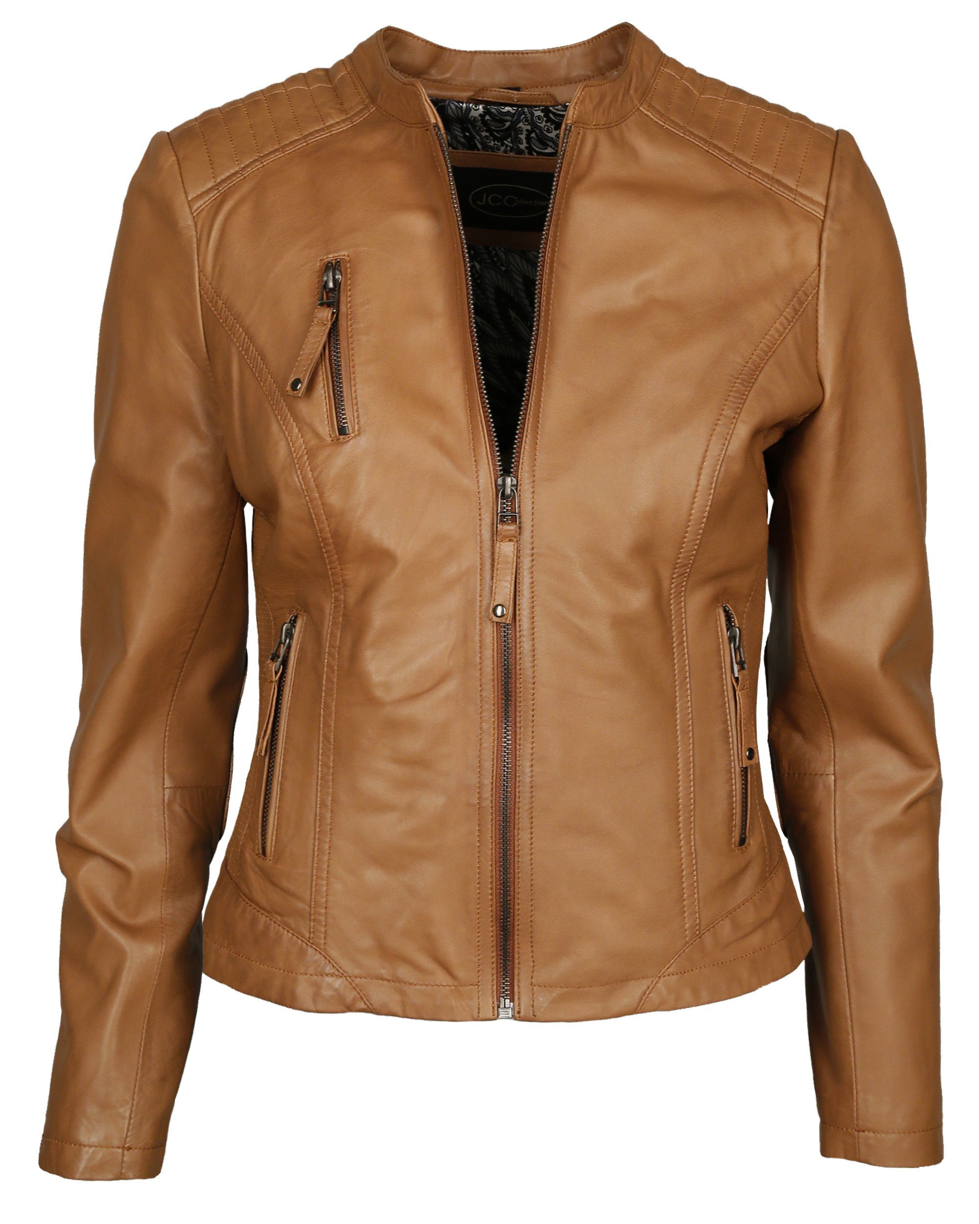 JCC Bikerjacke 125302 cognac | Übergangsjacken