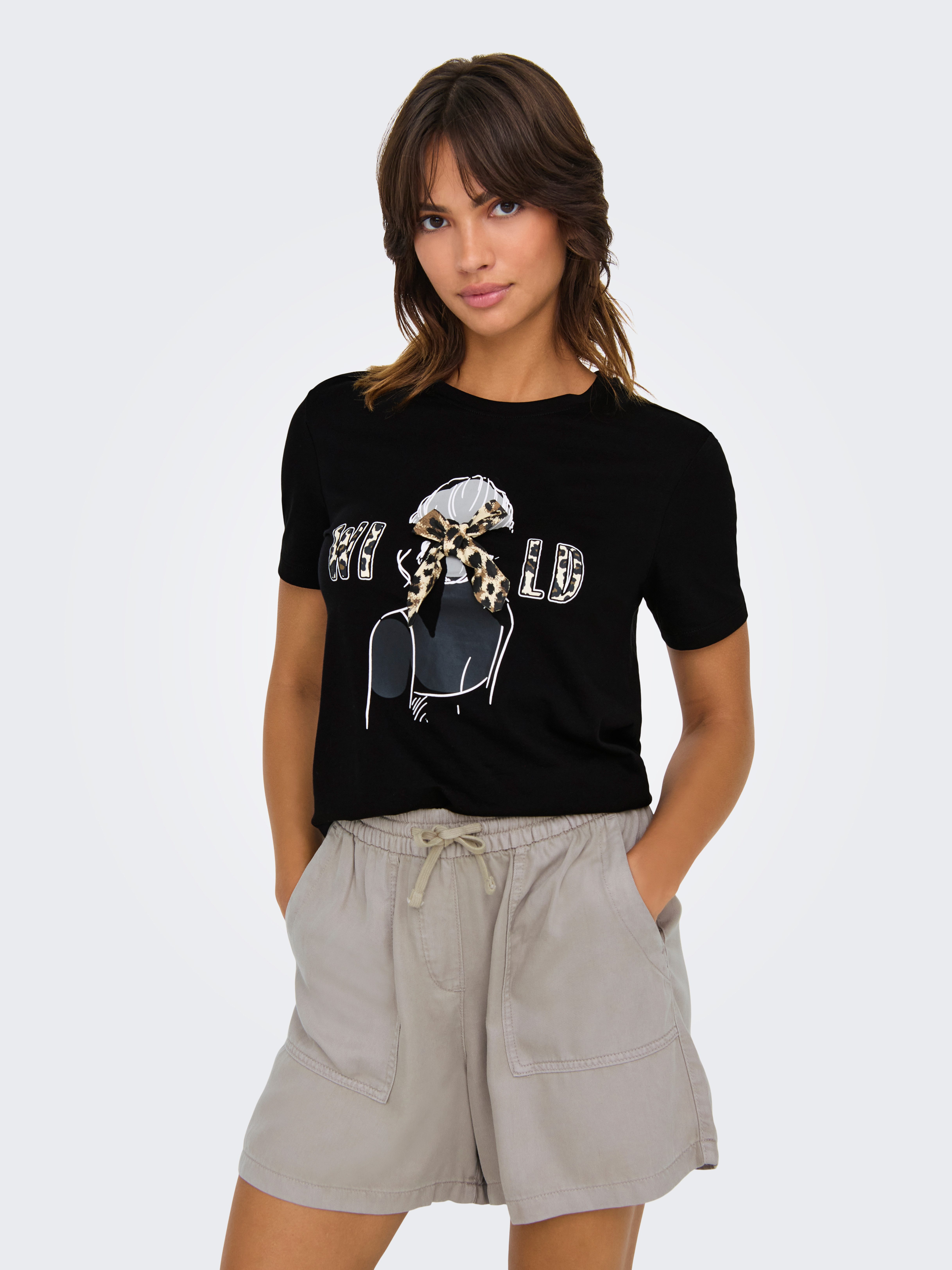 ONLY Kurzarmshirt ONLCLARA S/S TEE CS günstig online kaufen