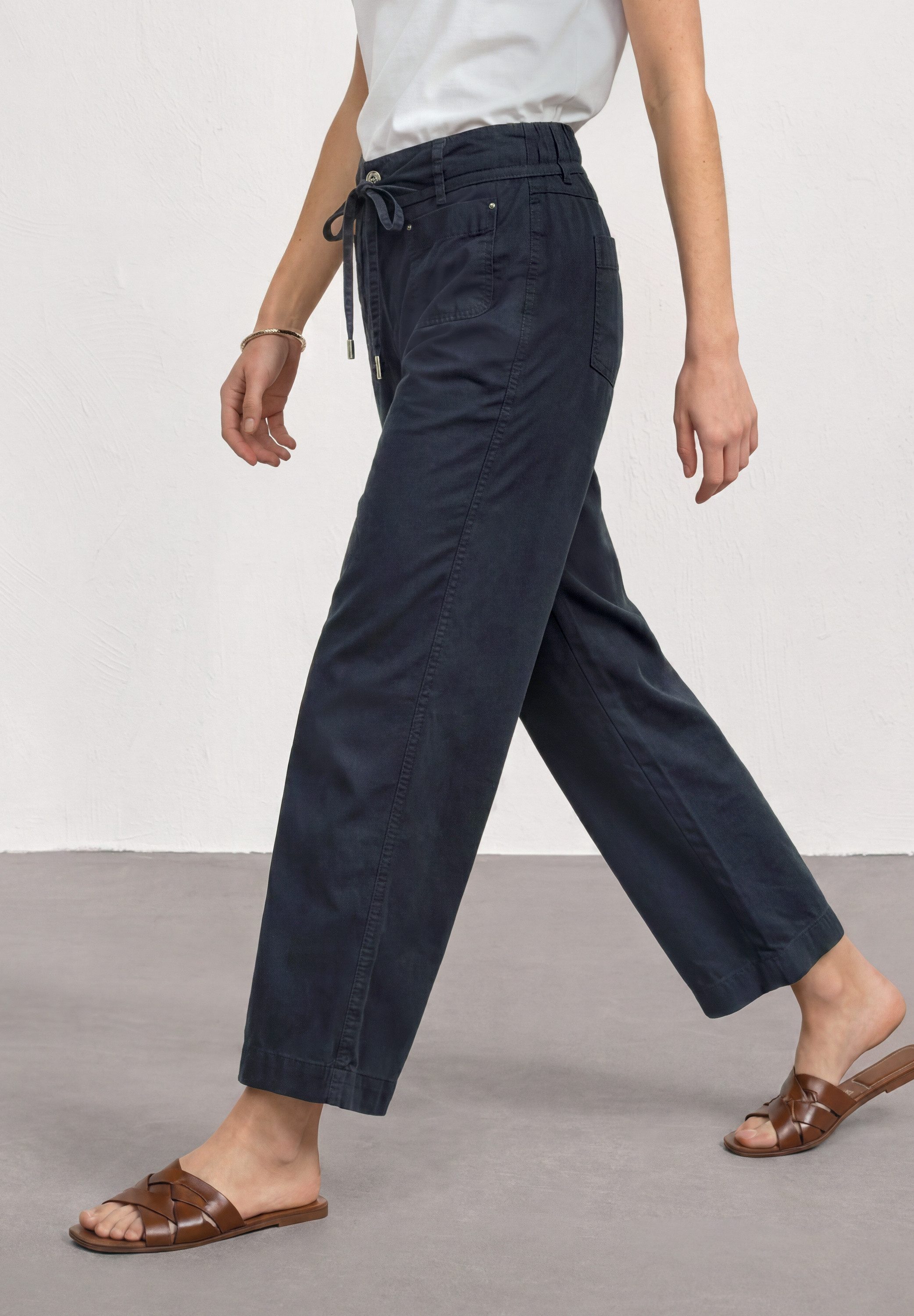 STREET ONE Stoffhose High Waist
