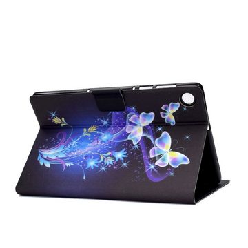 Wigento Tablet-Hülle Für Samsung Galaxy Tab A9 Plus Kunstleder Tablet Tasche Hülle Motiv 14