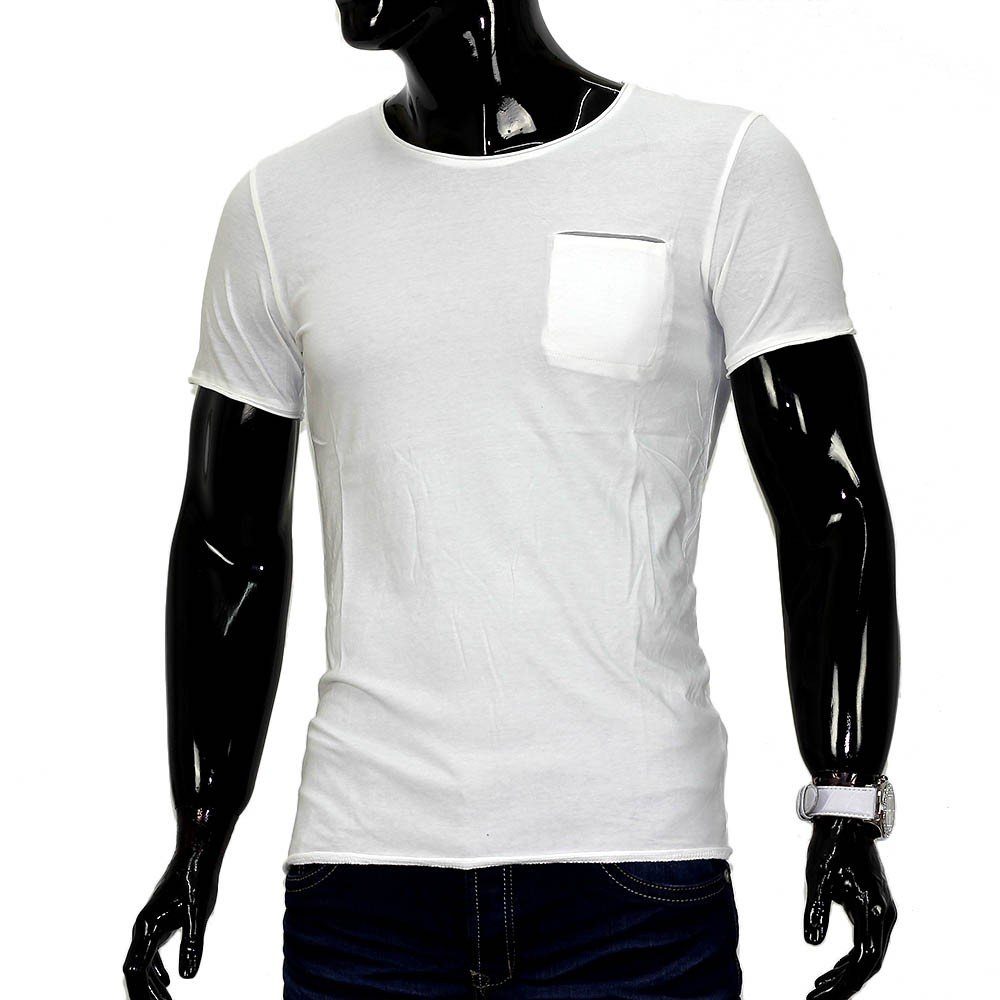 710 ID710 (1-tlg) in Kult T-Shirt Egomaxx Weiß T-Shirt
