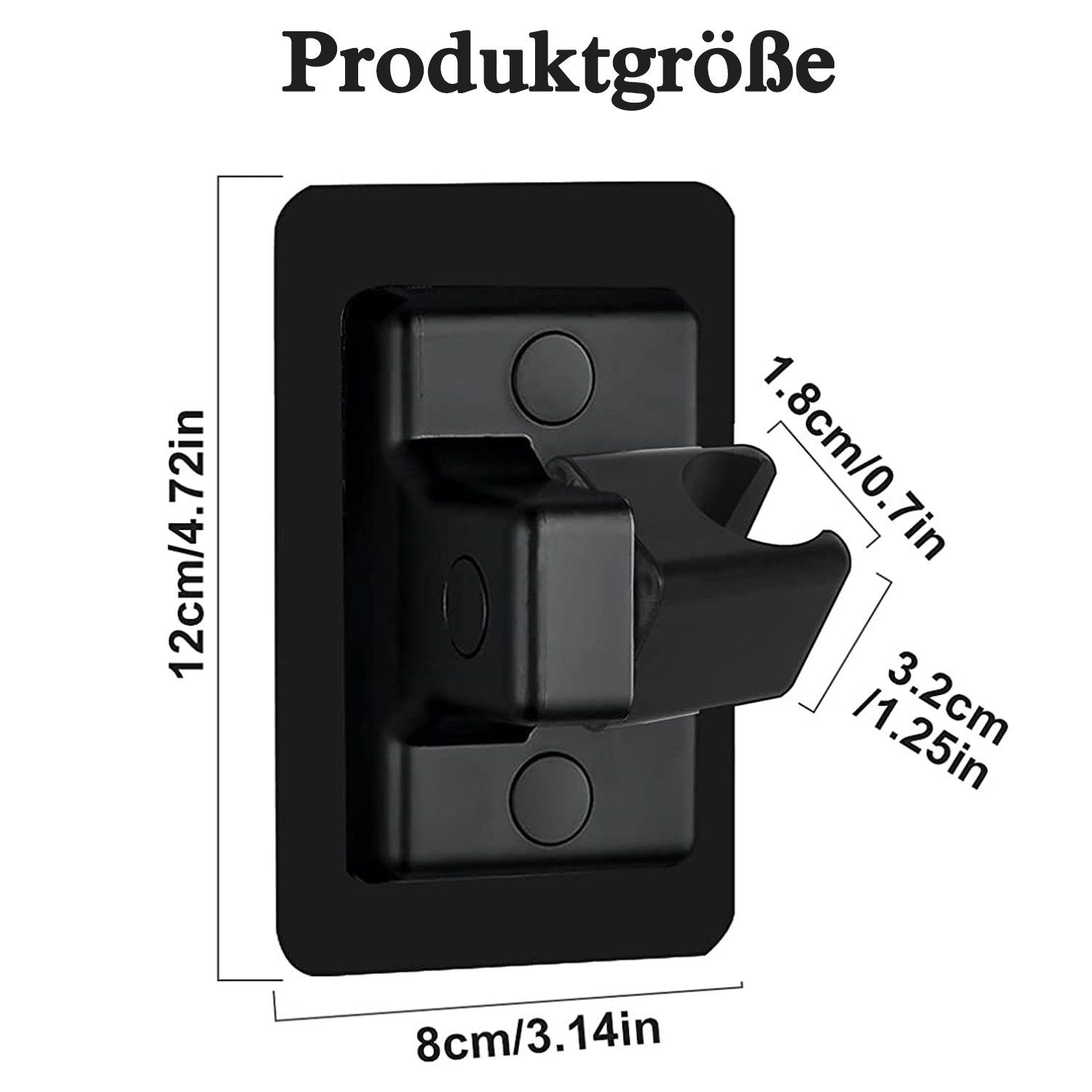 Thumbnail - NUODWELL Handbrause Duschbrause Duschhalterung ohne Bohren Handbrause Halterung