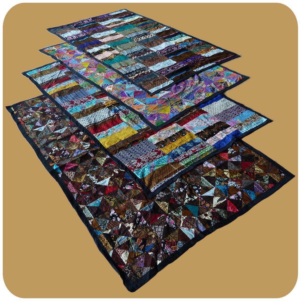 SIMANDRA Tagesdecke Patchwork Decke Einzelbett