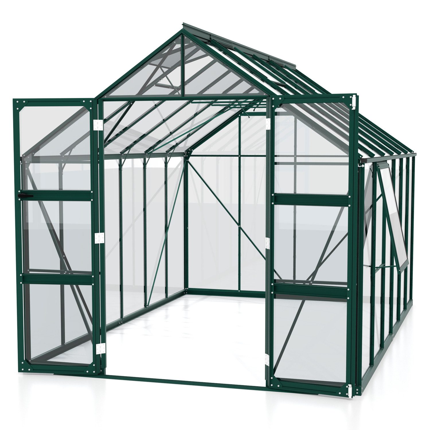 Vitavia Gewächshaus Olymp 9900, 3,00 mm Wandstärke grün | Rabatt: 29%