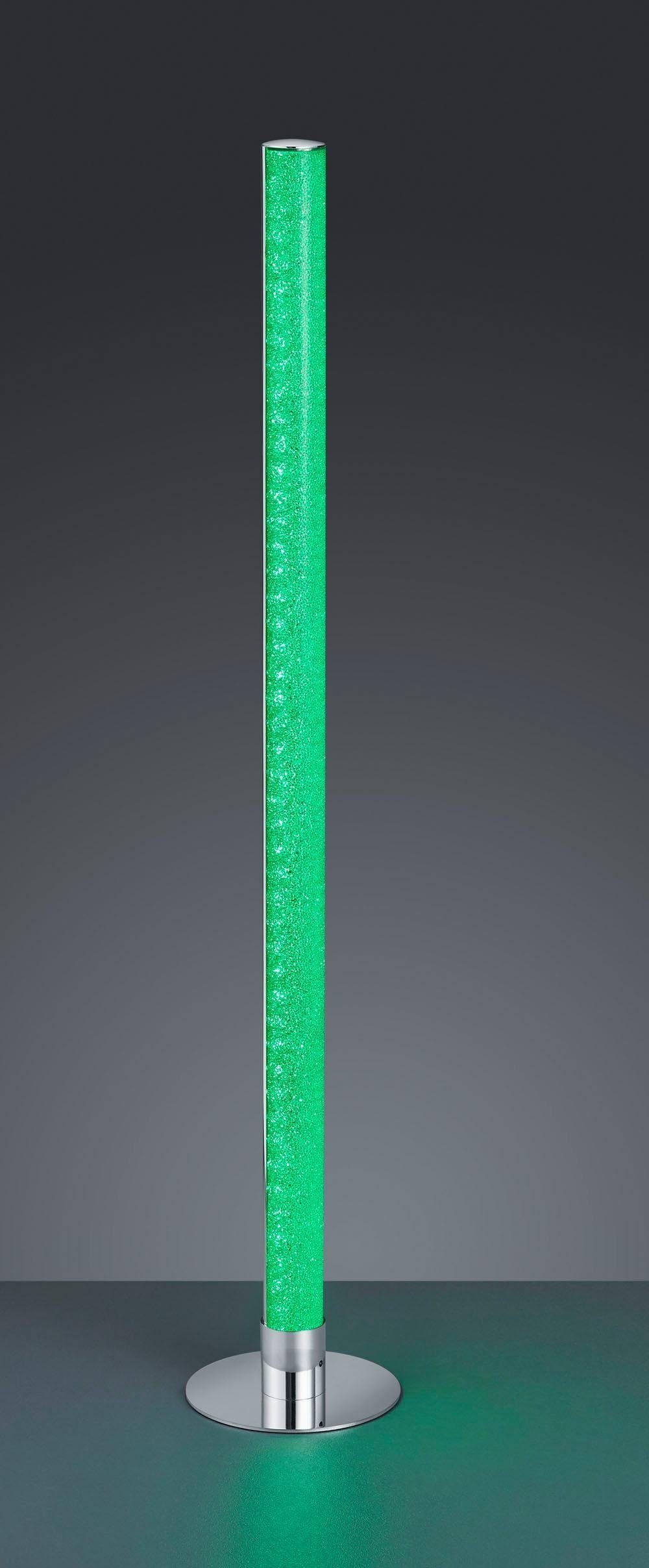 Reality Leuchten LED Stehlampe EMILA, Dimmfunktion, Farbwechsel, LED fest integriert, Warmweiß, mit RGBW Farbwechsel, dimmbar über Fernbedienung, Fußschalter