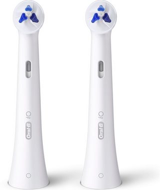 Oral B Aufsteckbürste iO, Spezialisierte Reinigung für elektrische Zahnbürste, 2 Stück
