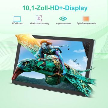 blackview Tablet (10", 128 GB, ‎Android 13, 4G LTE, 5G WLAN, 7680mAh Akku, 13MP + 8MP Kamera, Octa-Core Tablet PC)