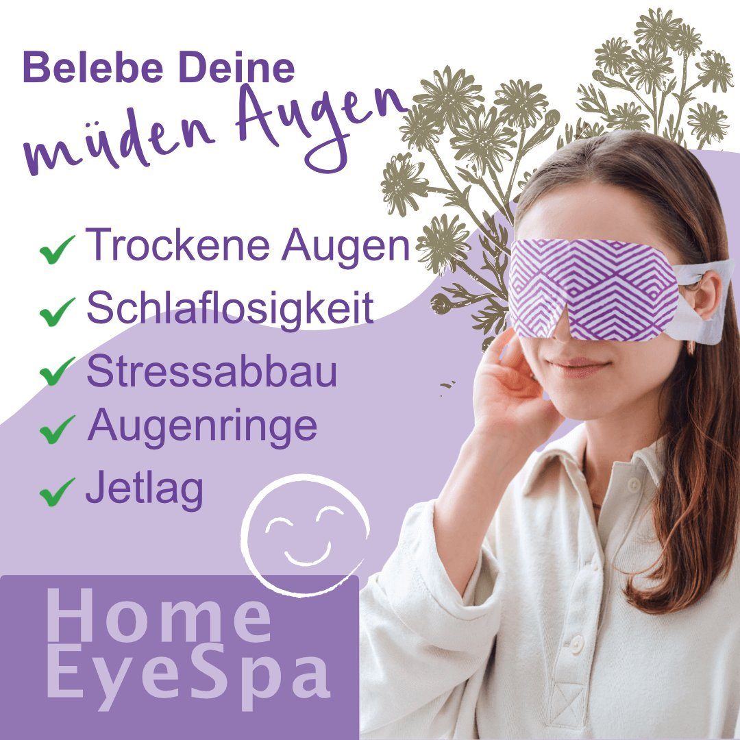 IEA Medical Augenmaske Augen-Maske Wärmepads Wärmende Steam Kamille die Augen, für die Entspannung, für Set, Entspannung Augenmaske, Augen für Eye Mask, wärmende