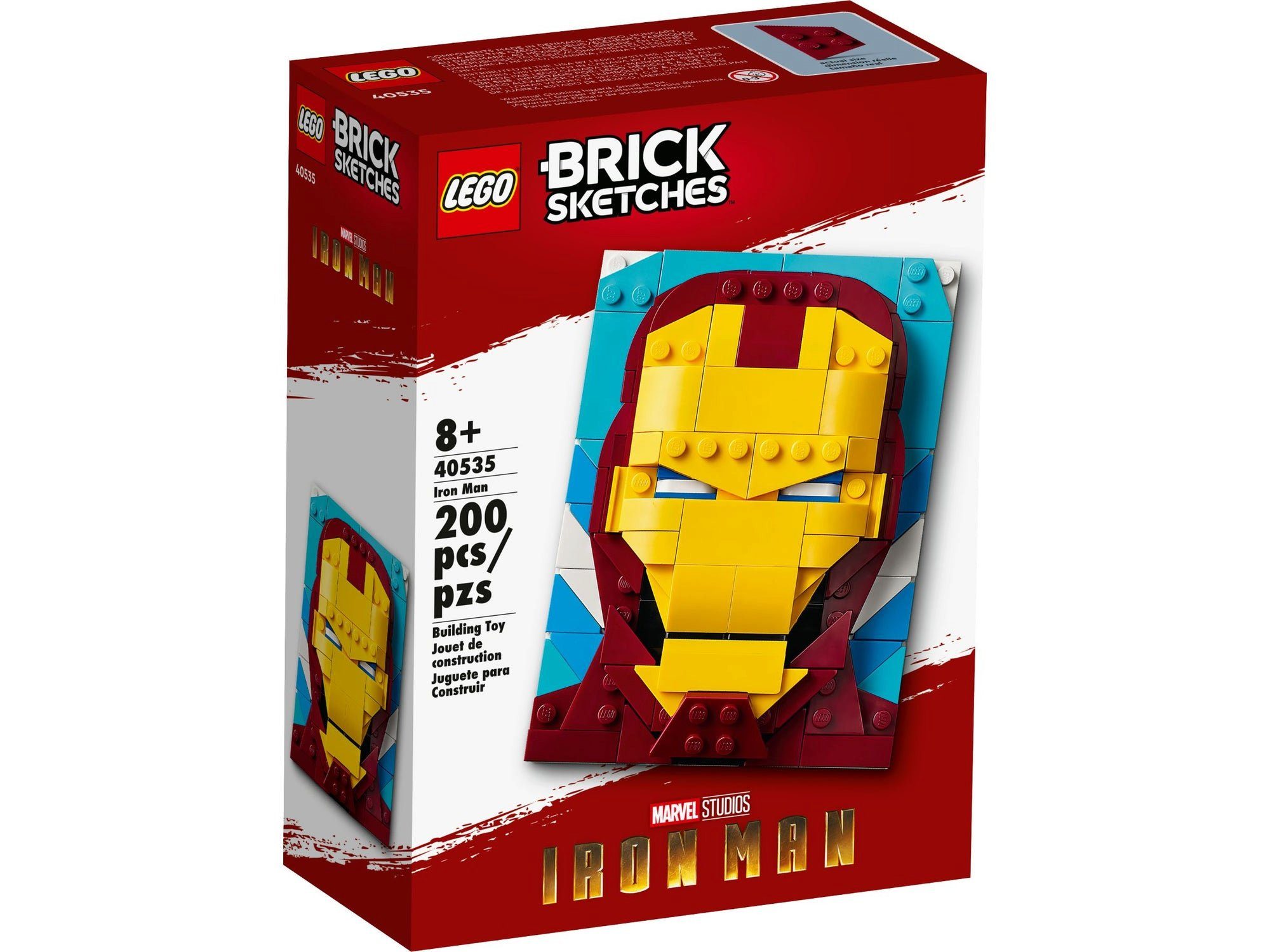 LEGO® Spiel LEGO® Brick Sketches 40535 Iron Man - 200 Teile