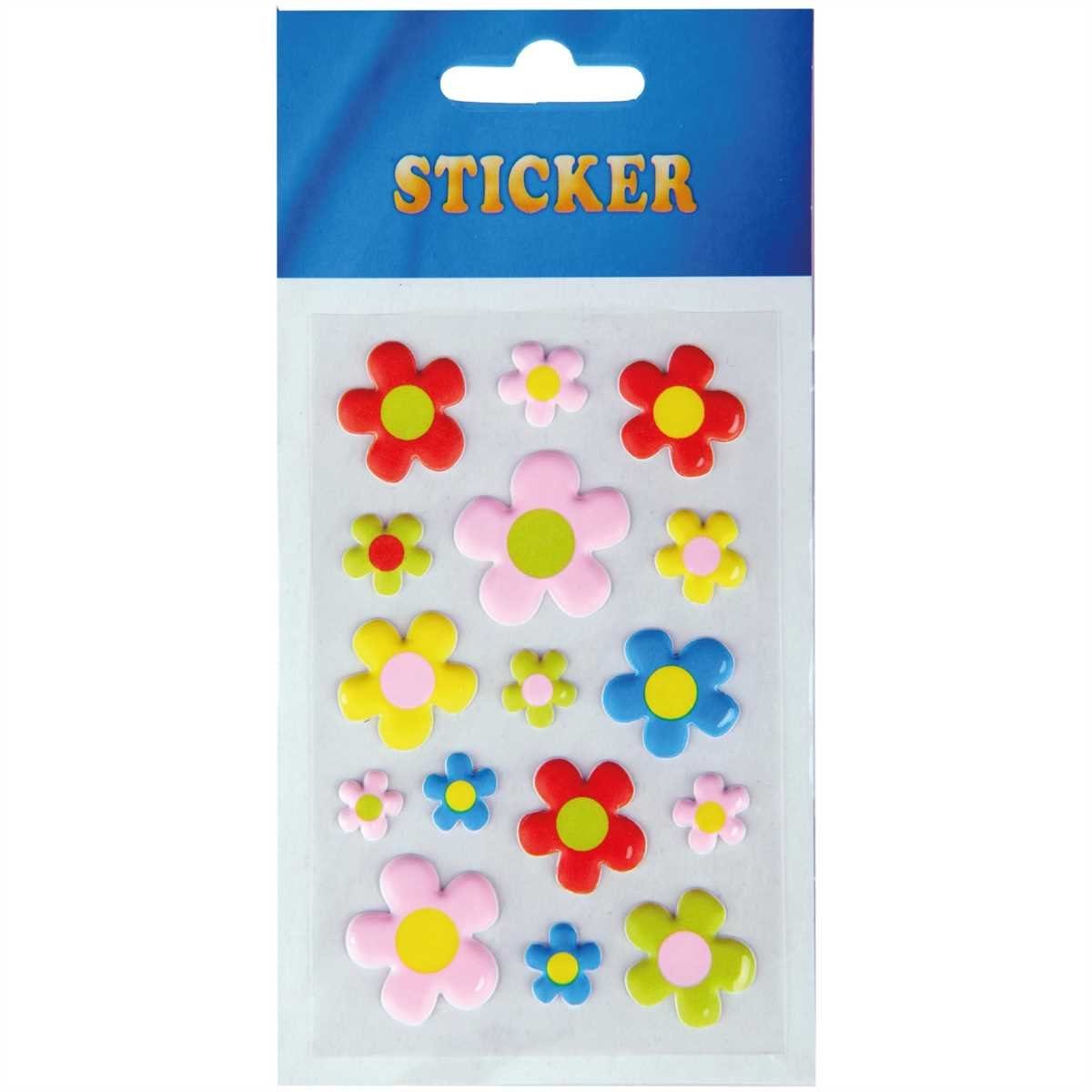Bestlivings Sticker, (1-tlg), Sammelsticker, Blumensticker, Geschenkaufkleber